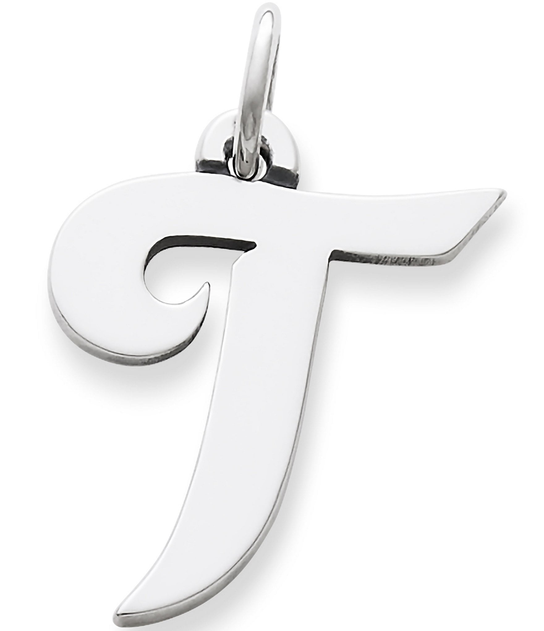 James Avery Large Script Initial Pendant Charm