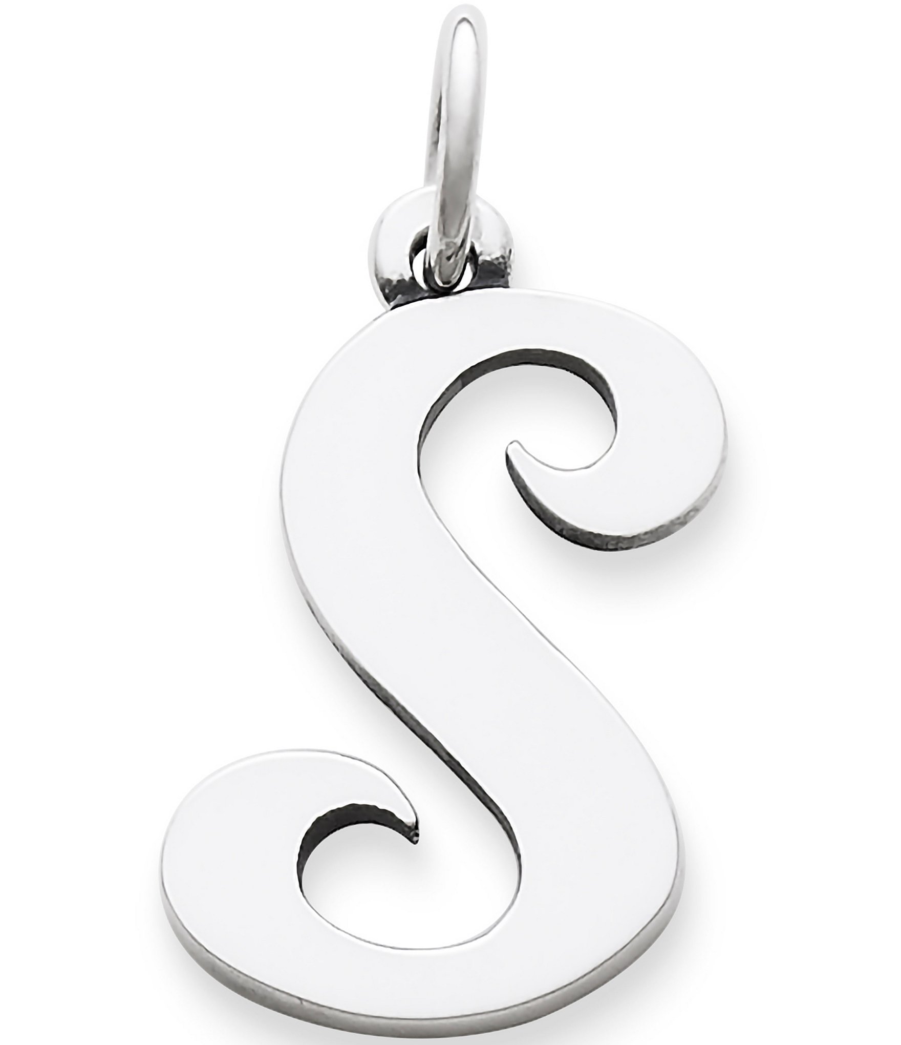 James Avery Large Script Initial Pendant Charm