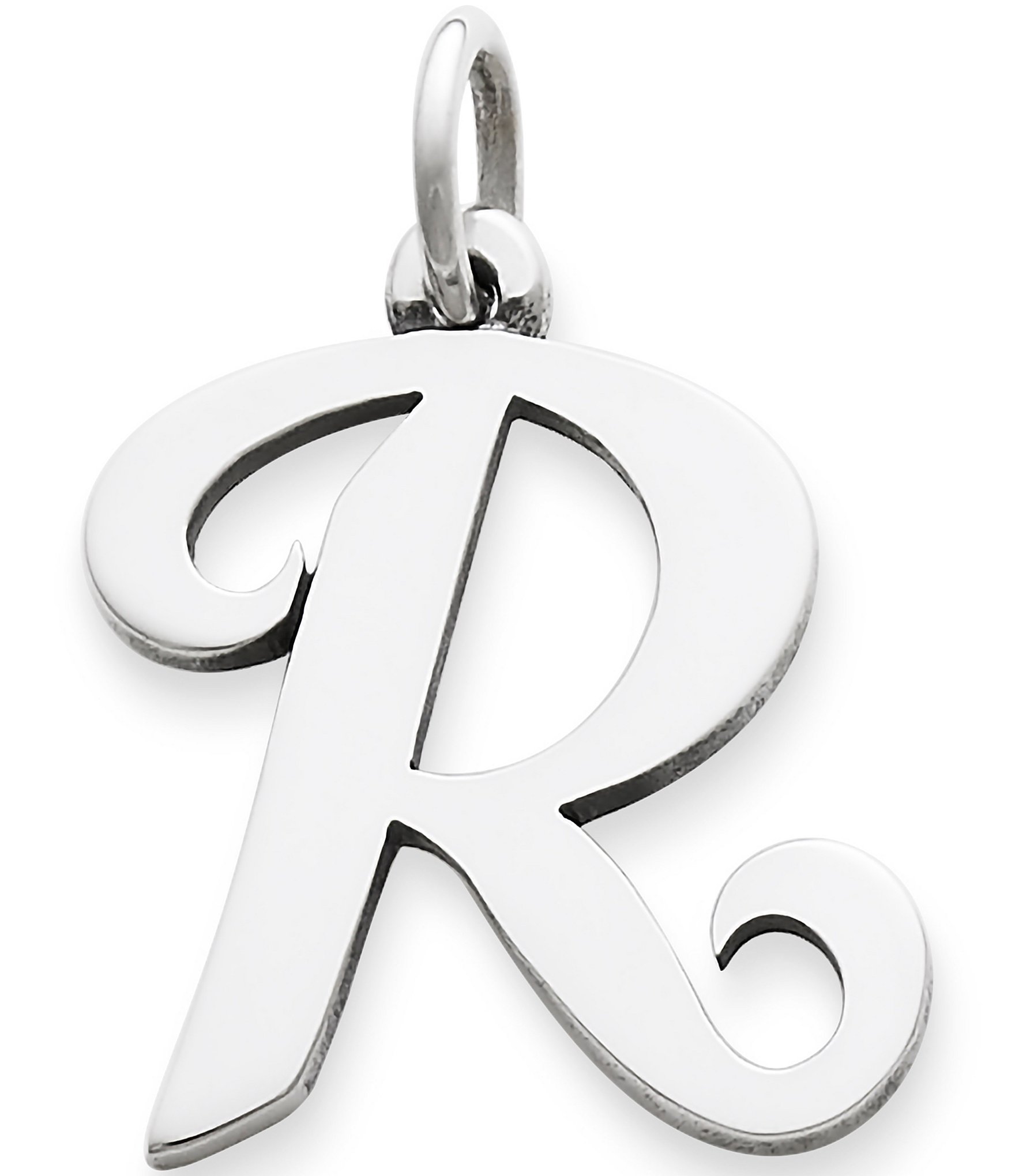 James Avery Large Script Initial Pendant Charm