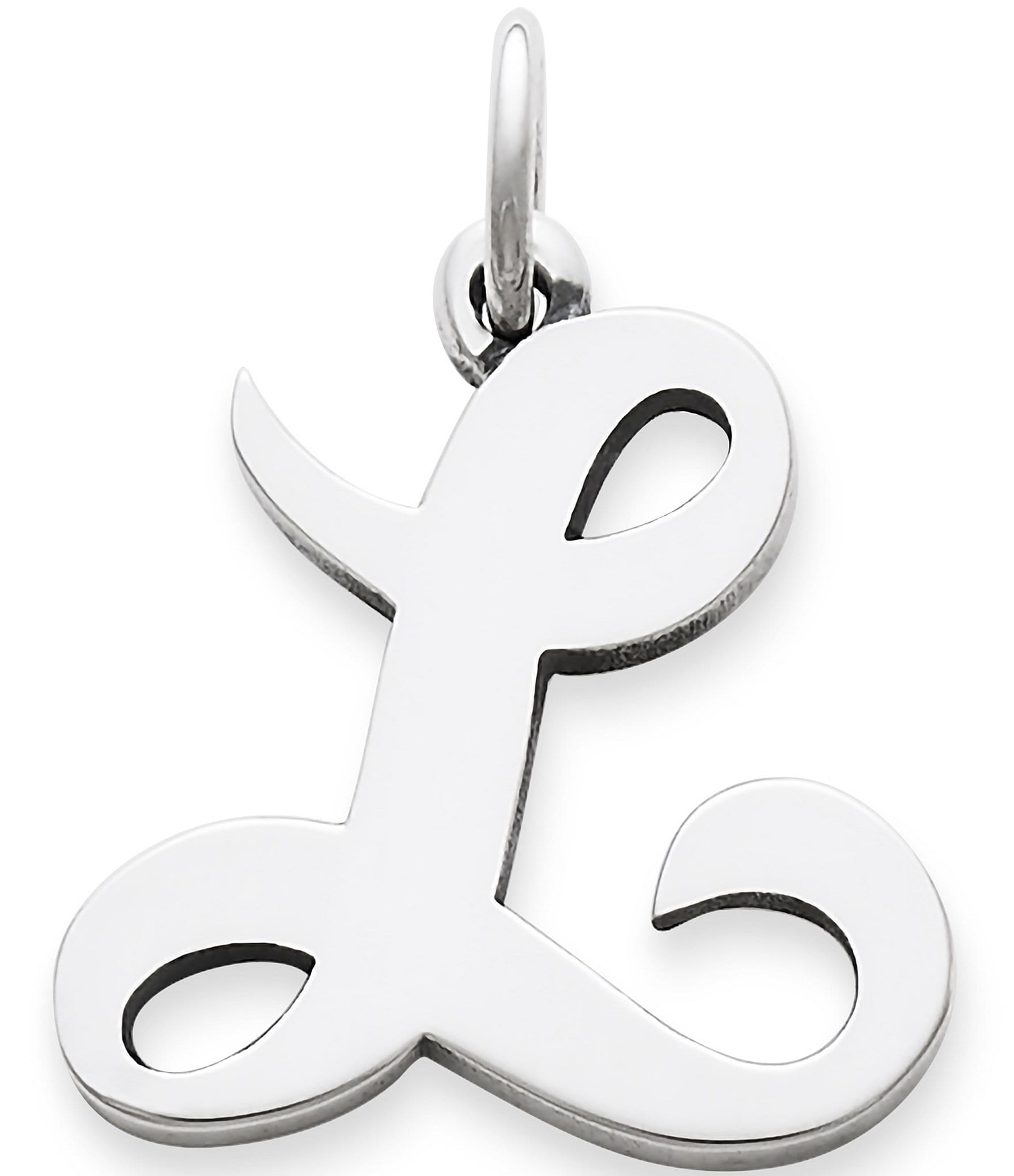 James Avery Large Script Initial Pendant Charm