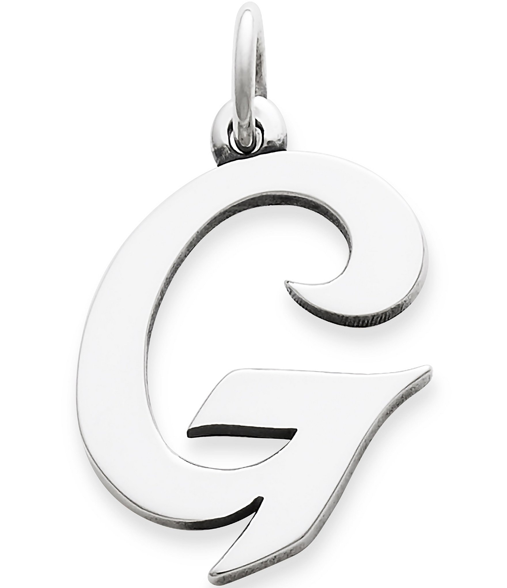 James Avery Large Script Initial Pendant Charm