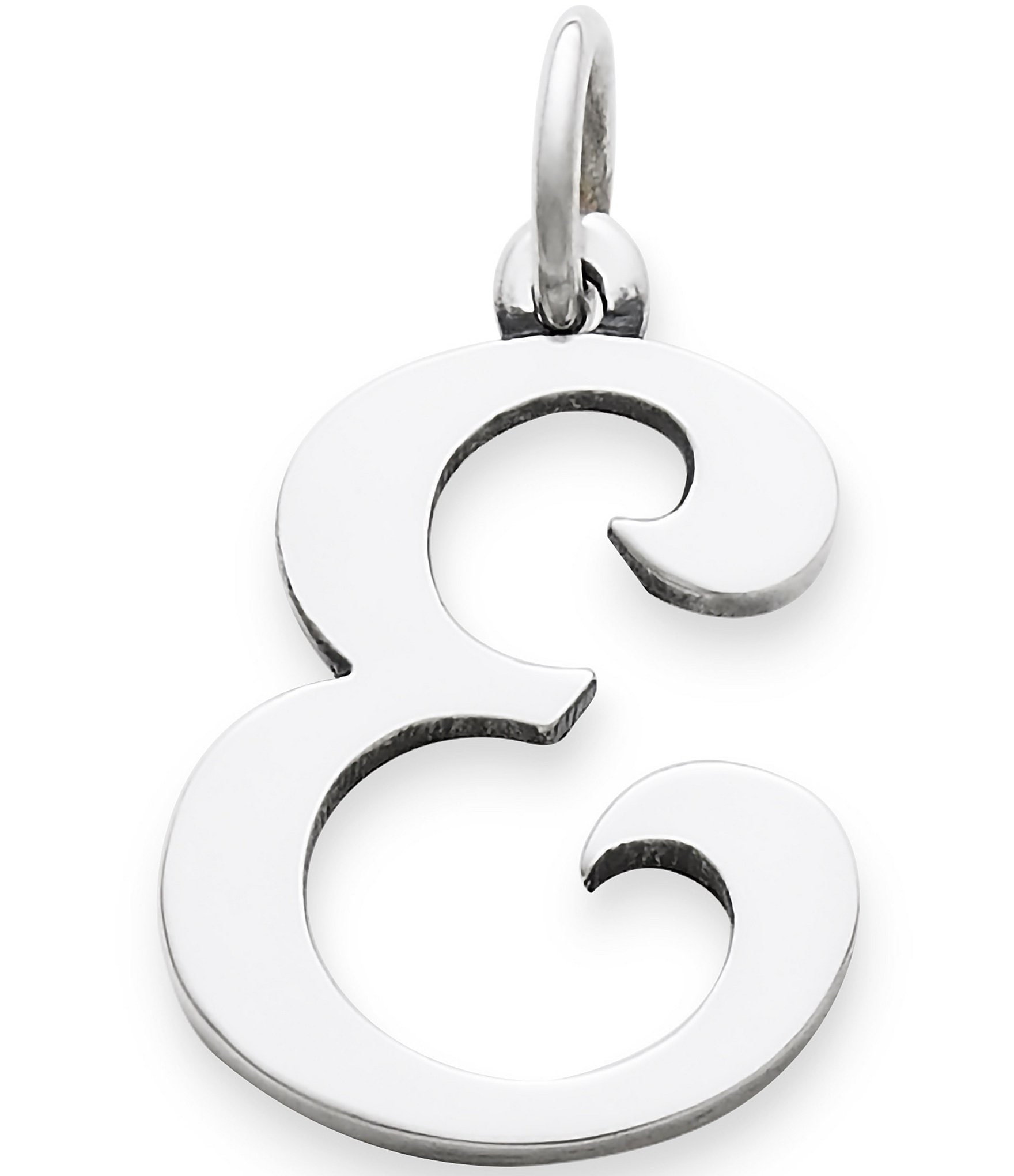 James Avery Large Script Initial Pendant Charm