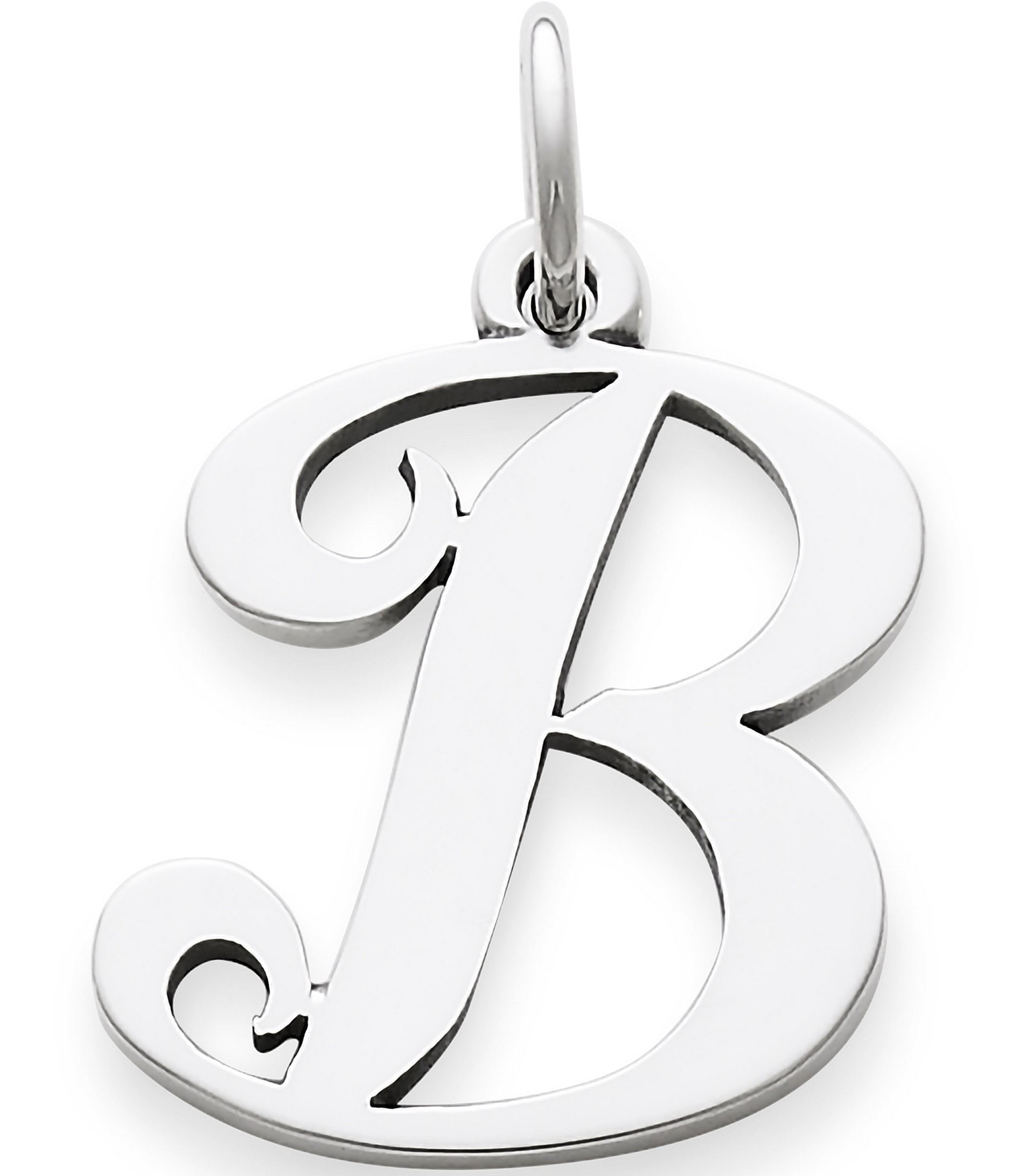 James Avery Large Script Initial Pendant Charm