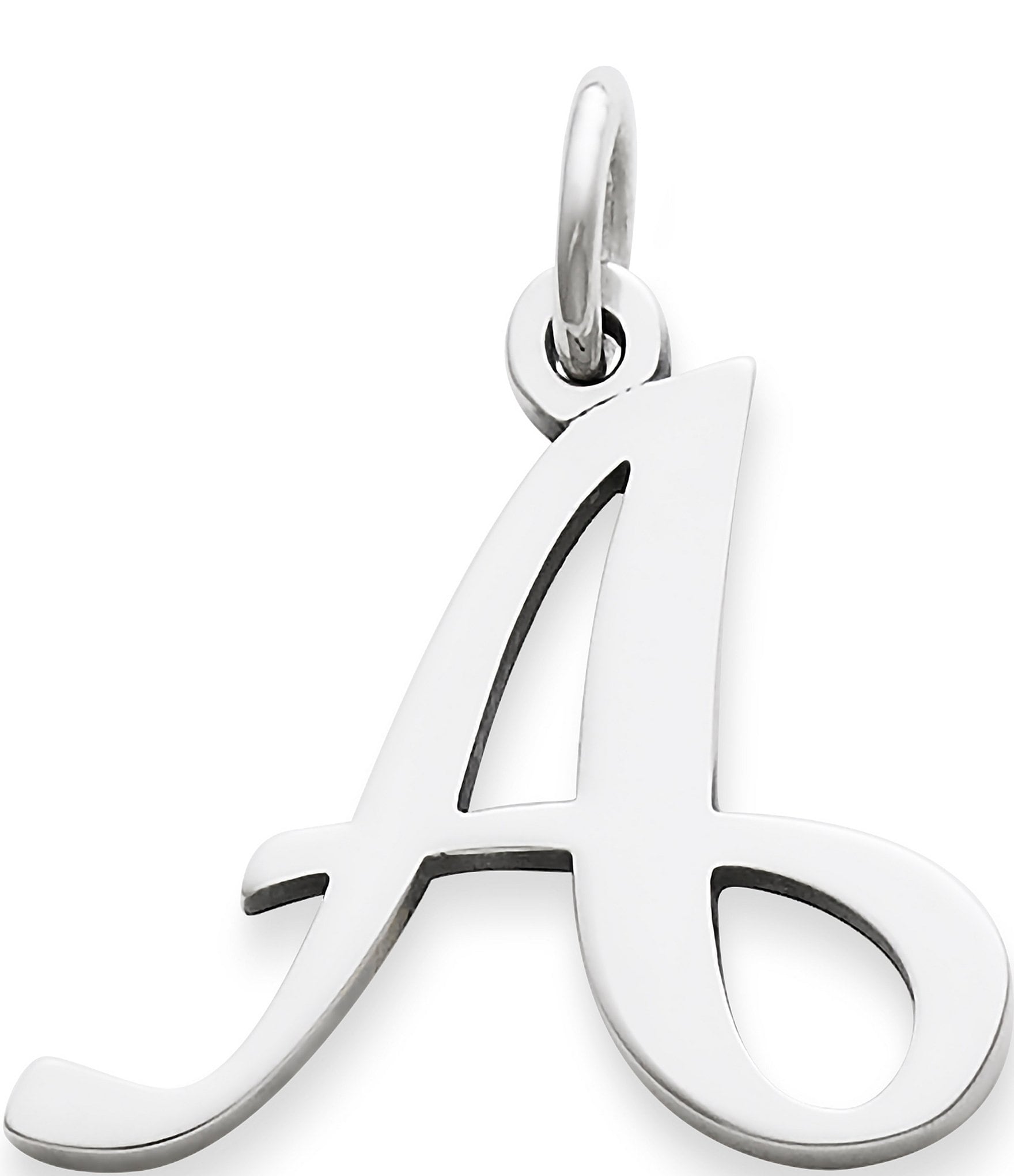 James Avery Large Script Initial Pendant Charm