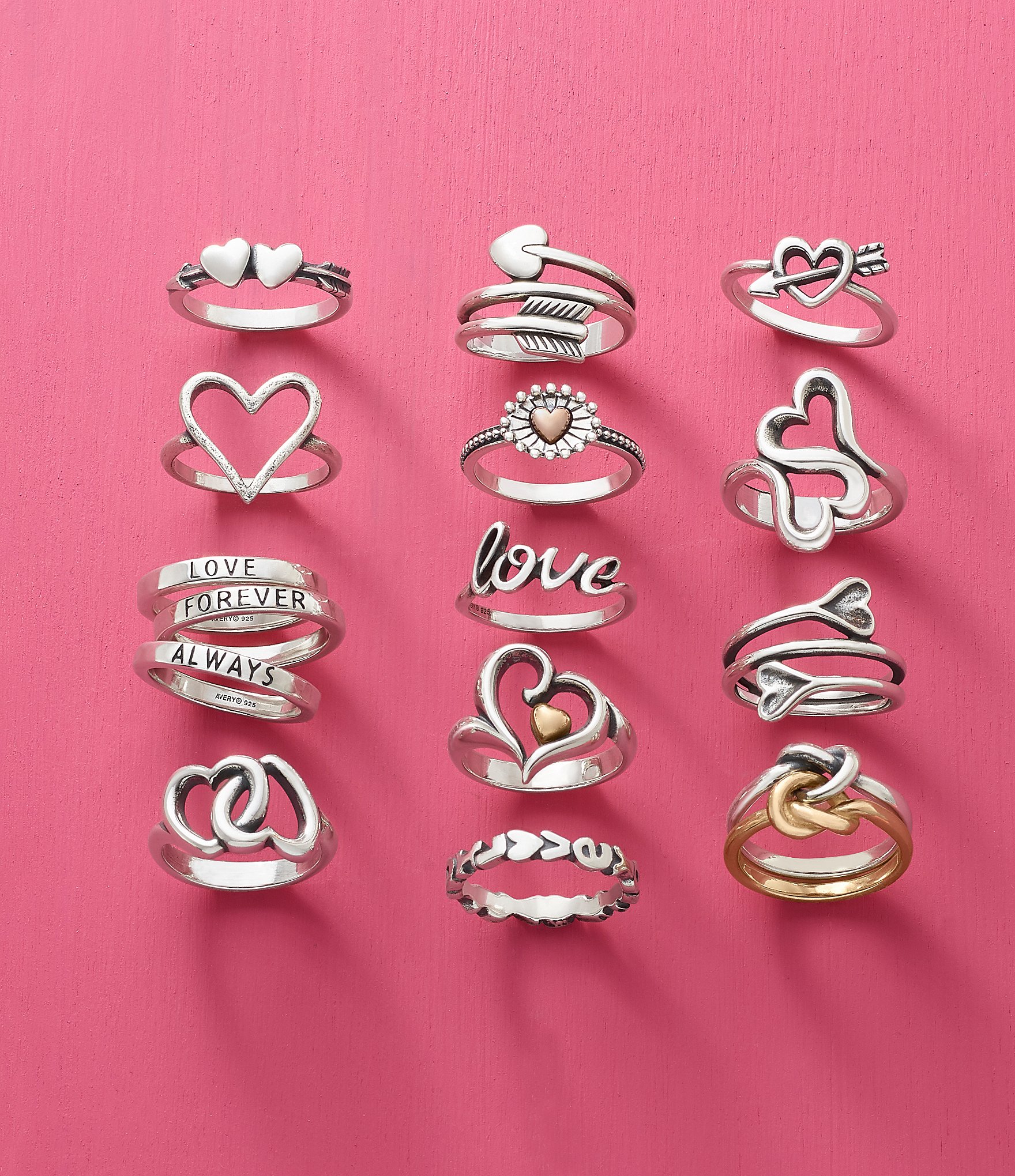 James Avery Love Script Ring