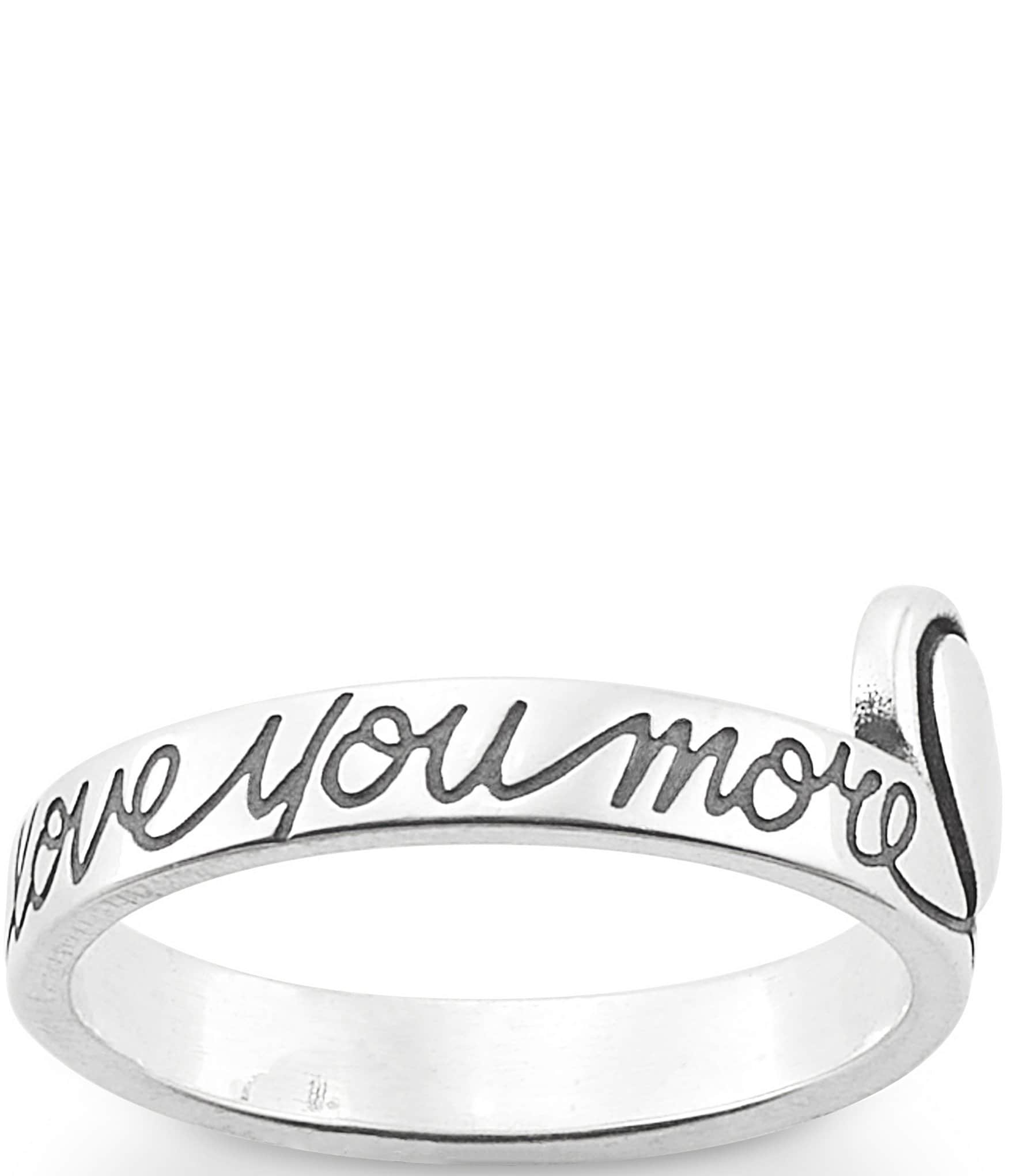 James Avery Love You More Ring