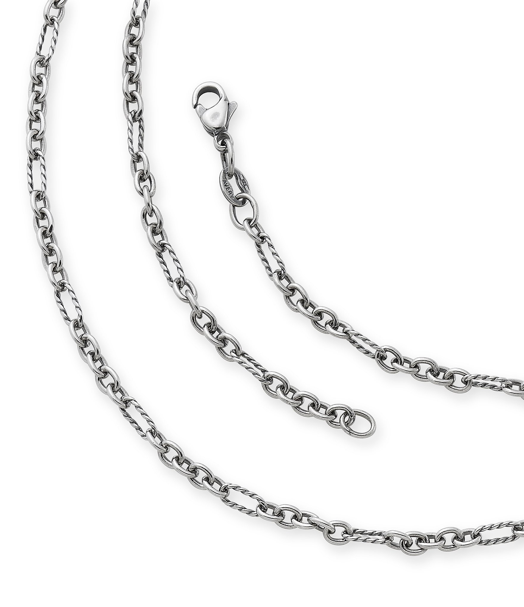 James Avery 18K White Gold Fine Cable Chain - 18 in.
