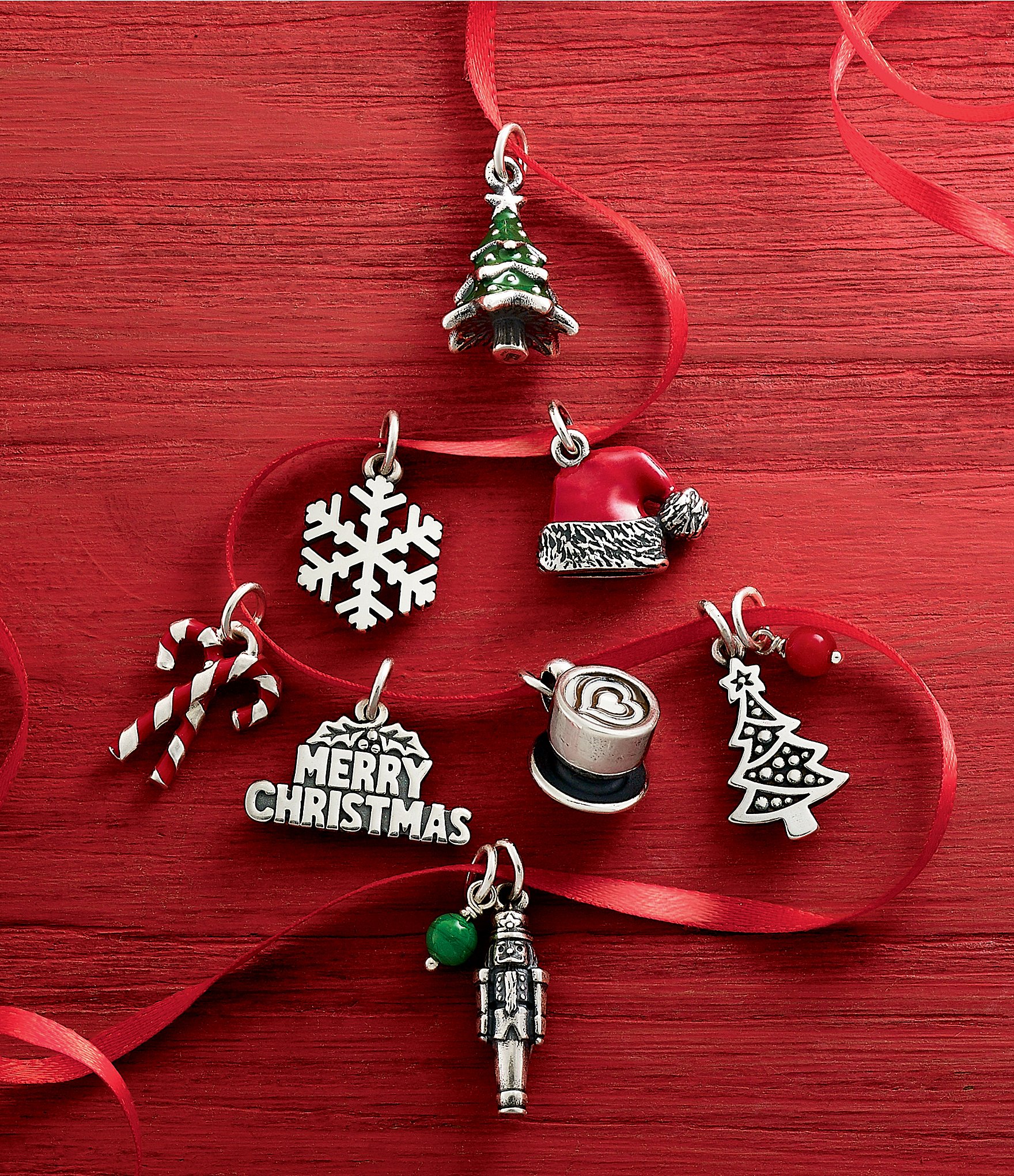 James Avery Merry Christmas Charm