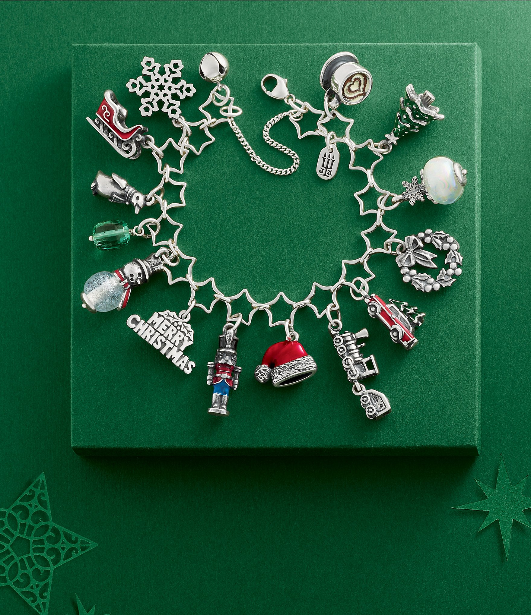 James Avery Merry Christmas Charm