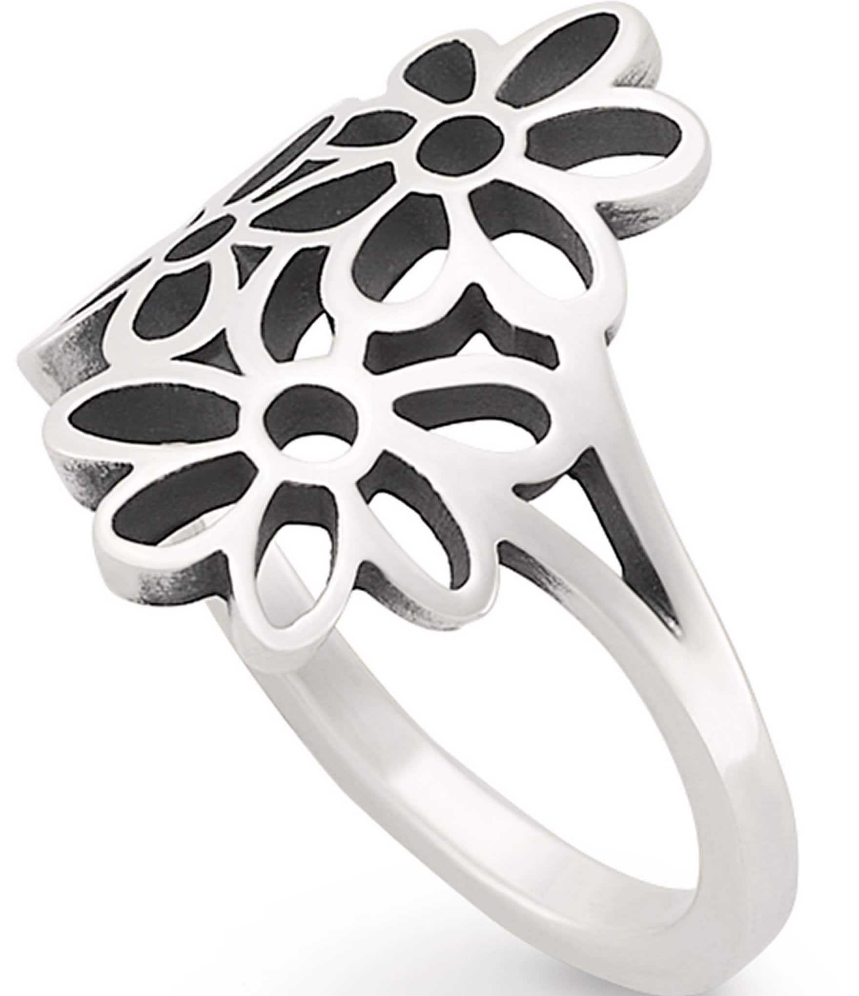 James Avery Open Floral Band Ring