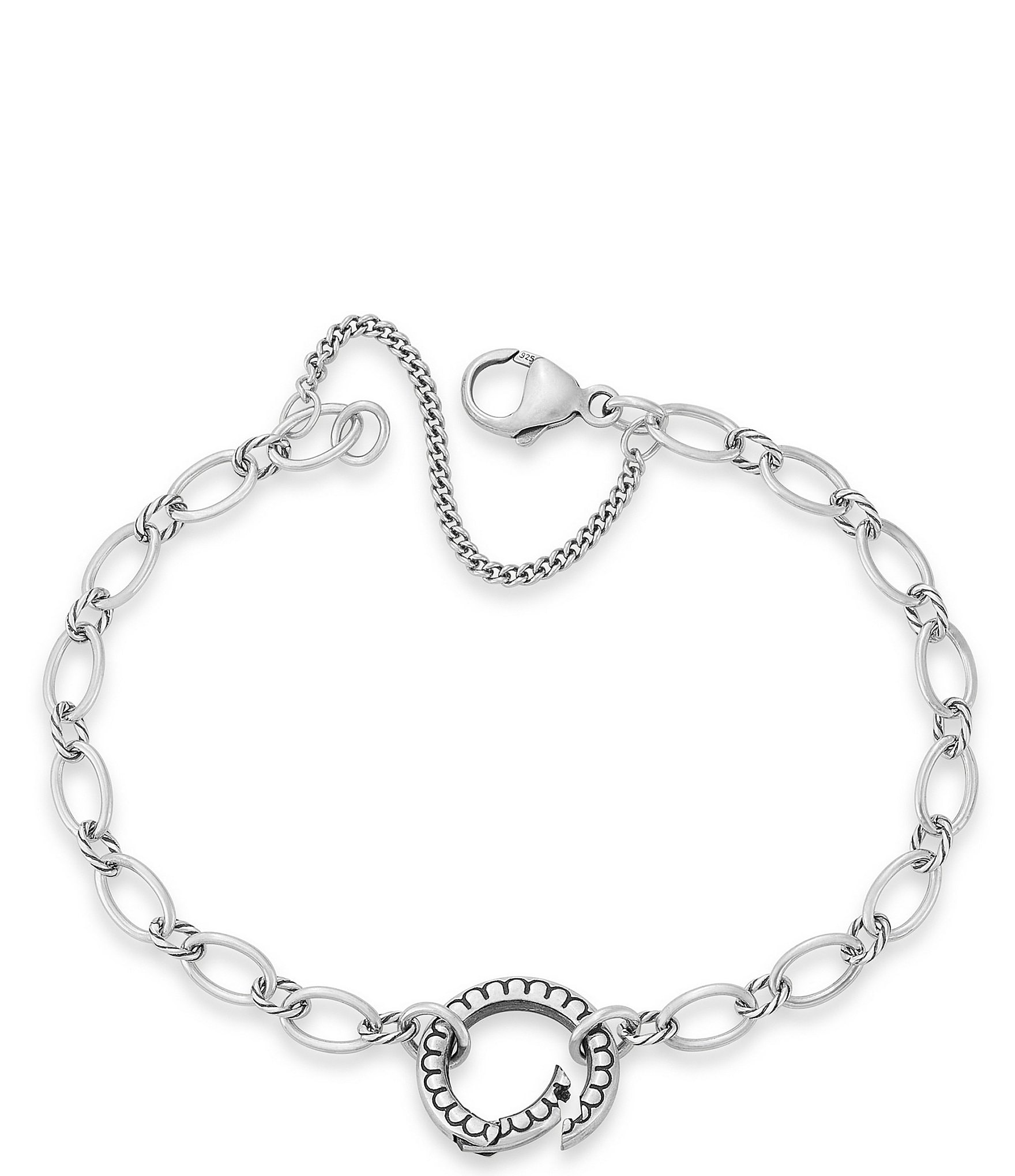 James Avery Ornate Circlet Changeable Charm Bracelet