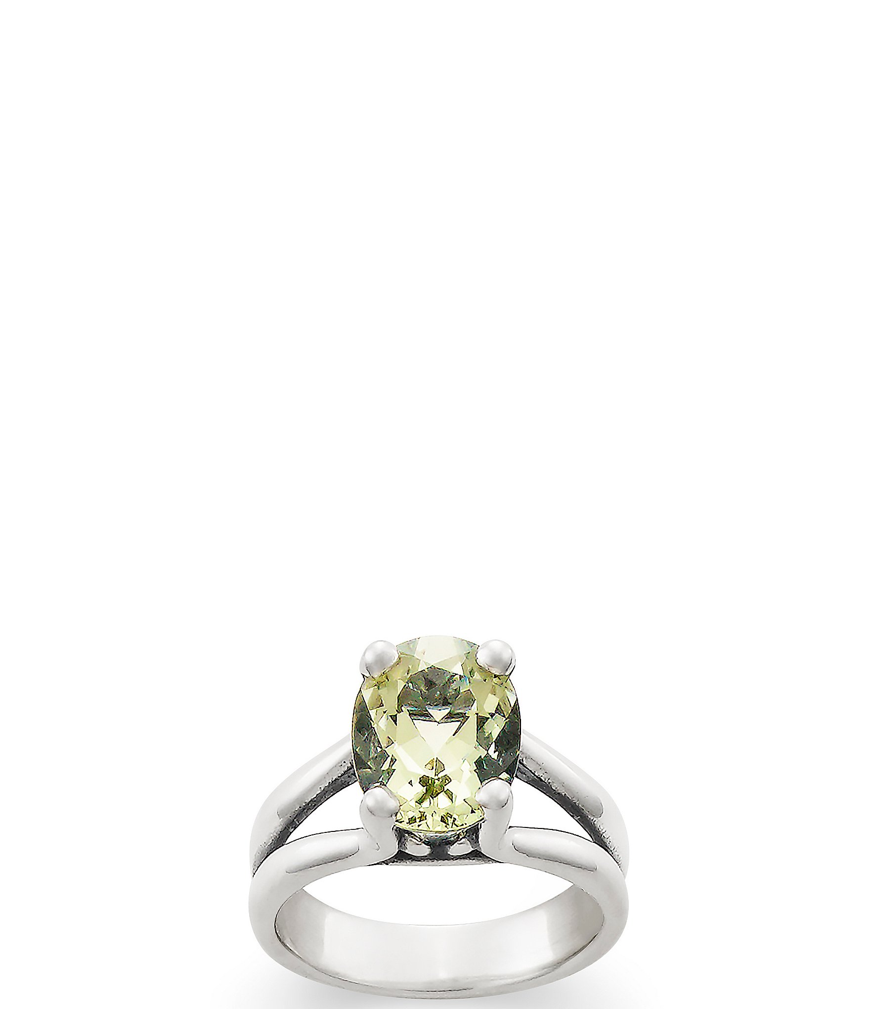 James Avery Oval Gemstone Sterling Silver Ring