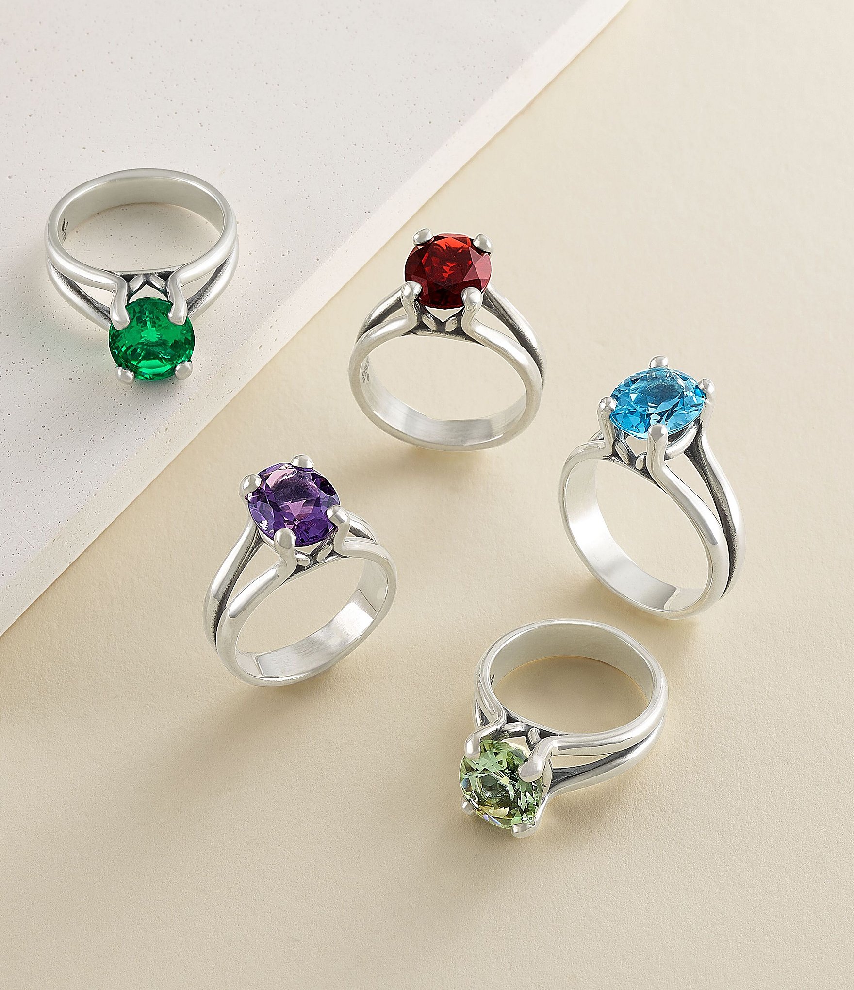 James Avery Oval Gemstone Sterling Silver Ring