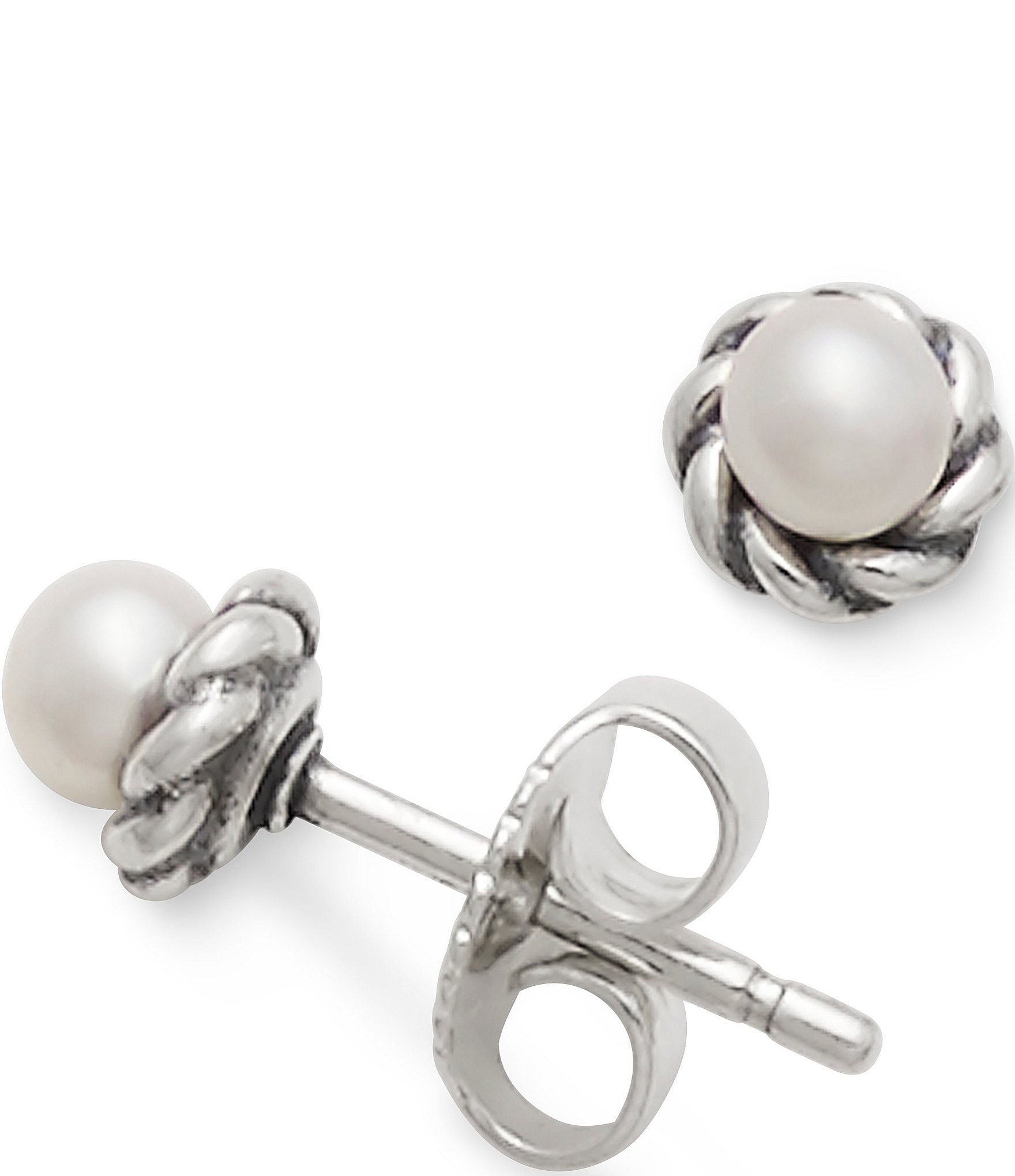 James Avery Petite Freshwater Cultured Pearl Stud Earrings