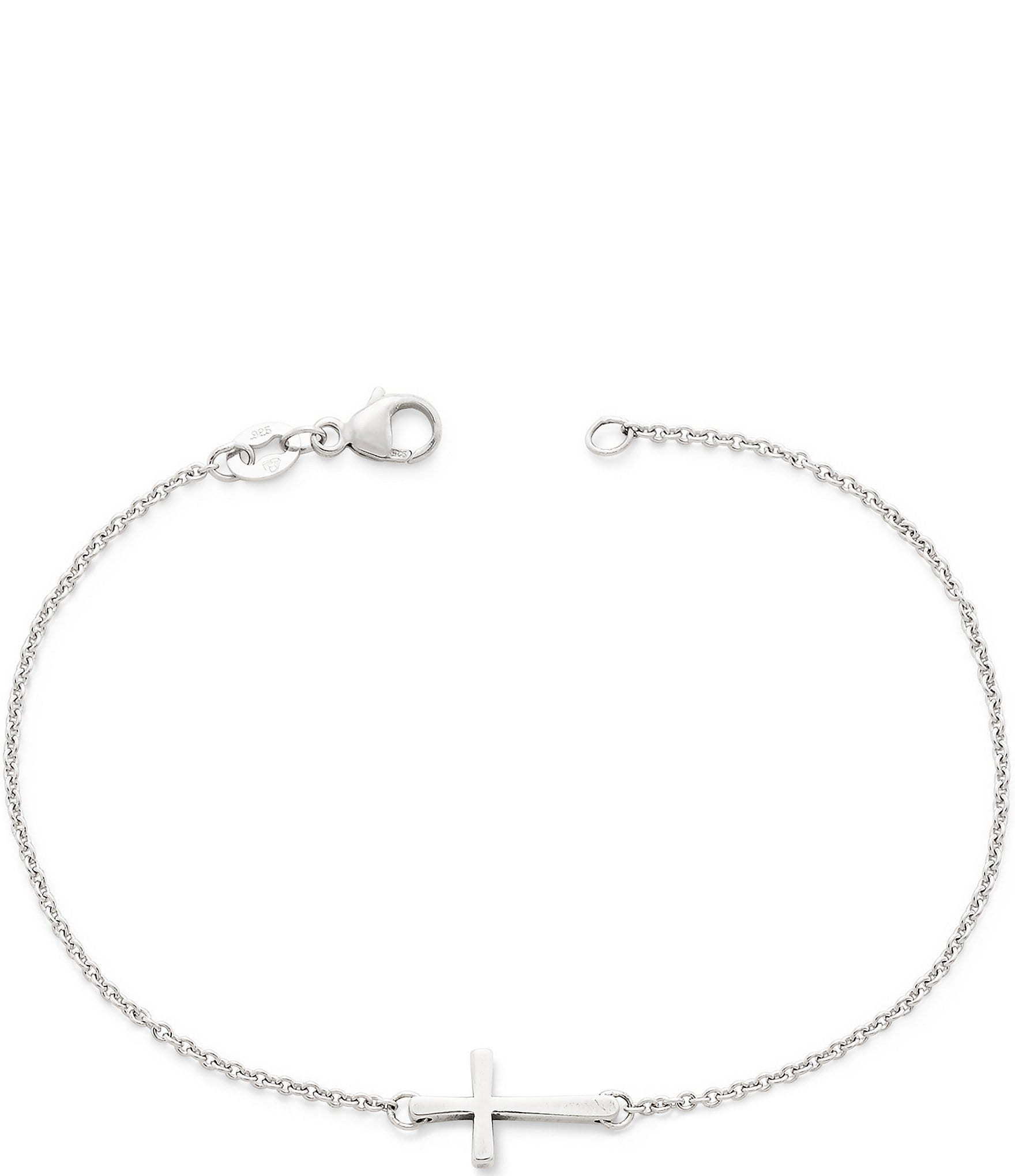James Avery Petite Latin Cross Link Bracelet | Dillard's