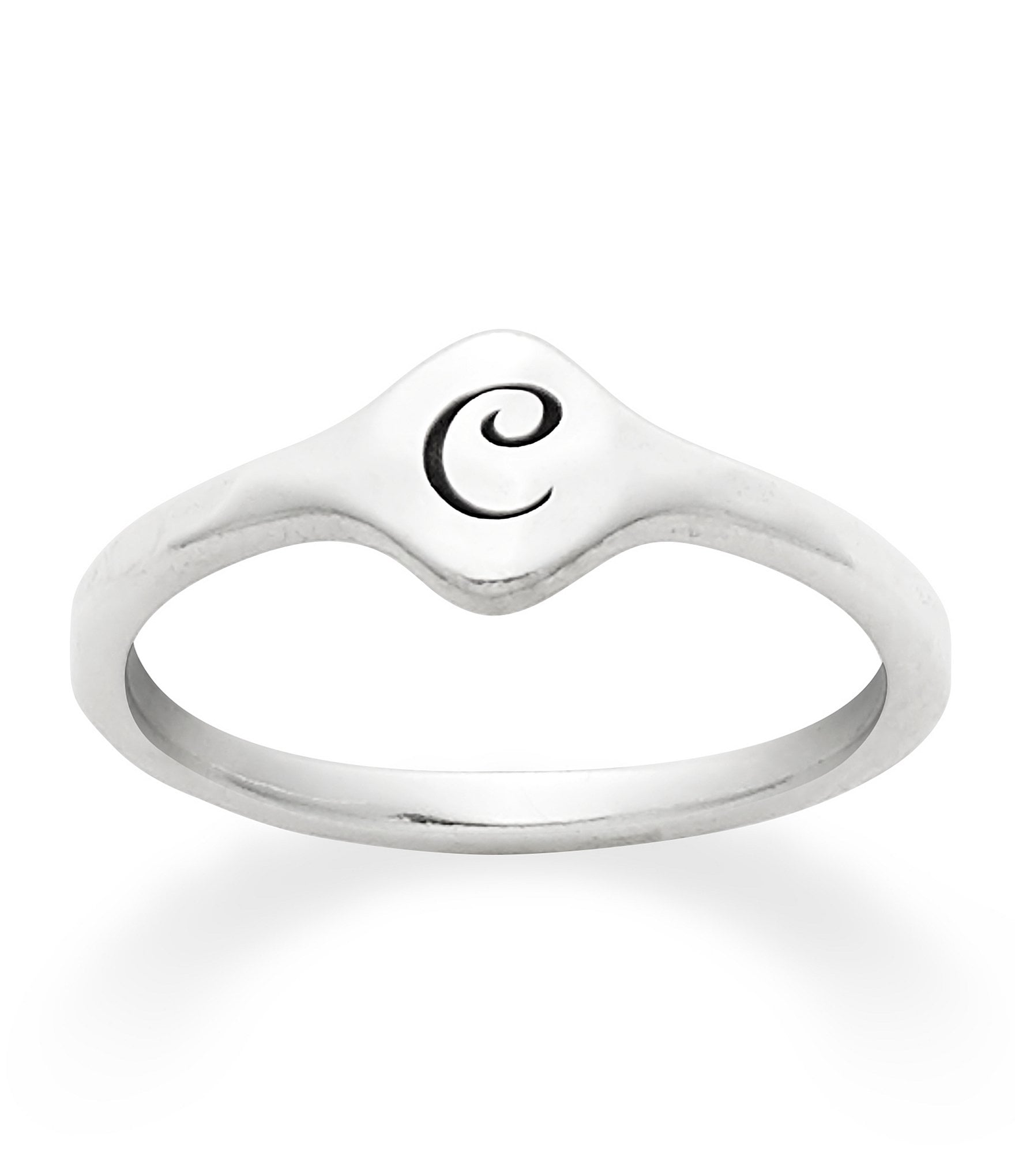 James Avery Petite Signet Initial Ring