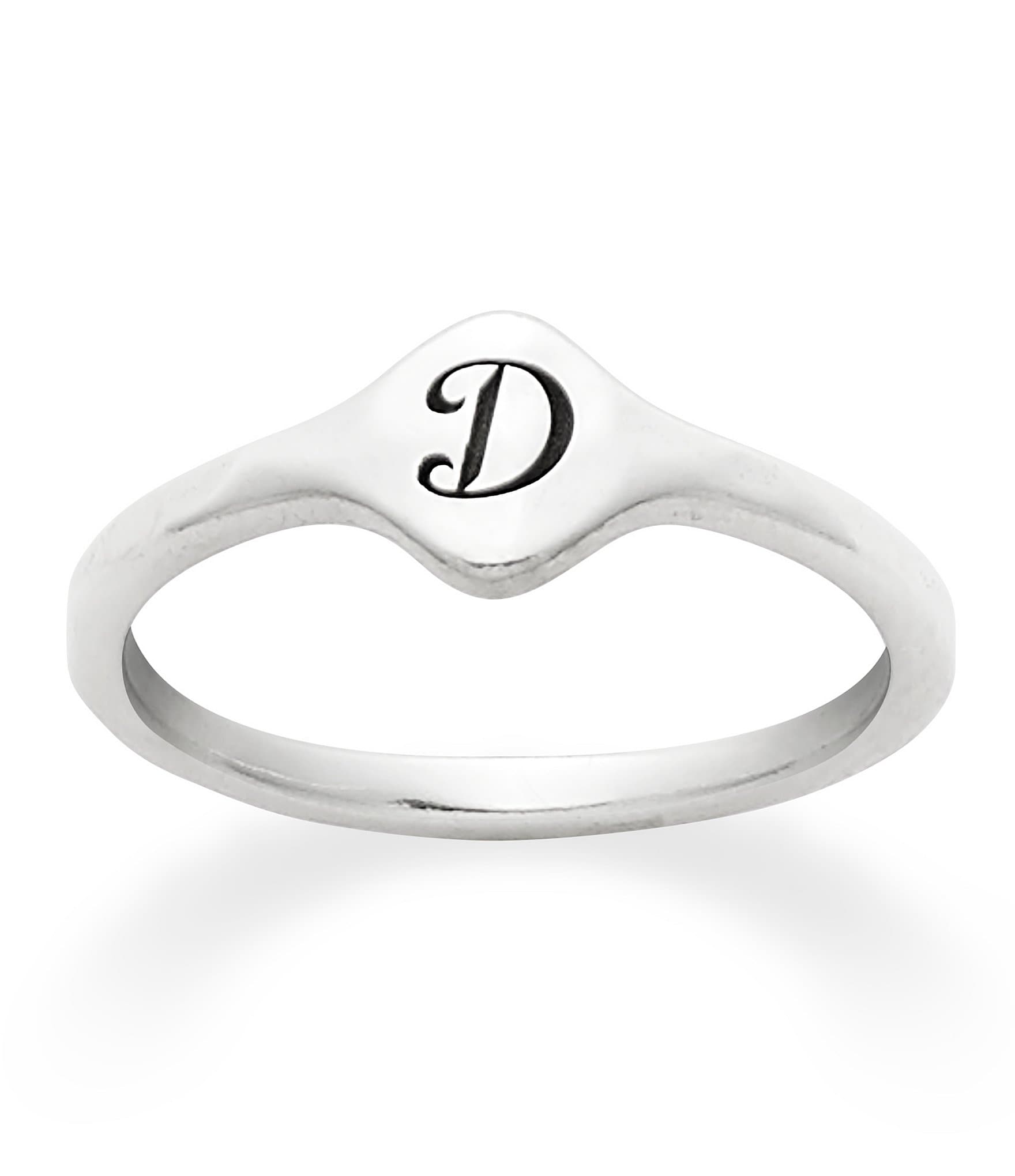 James Avery Petite Signet Initial Ring