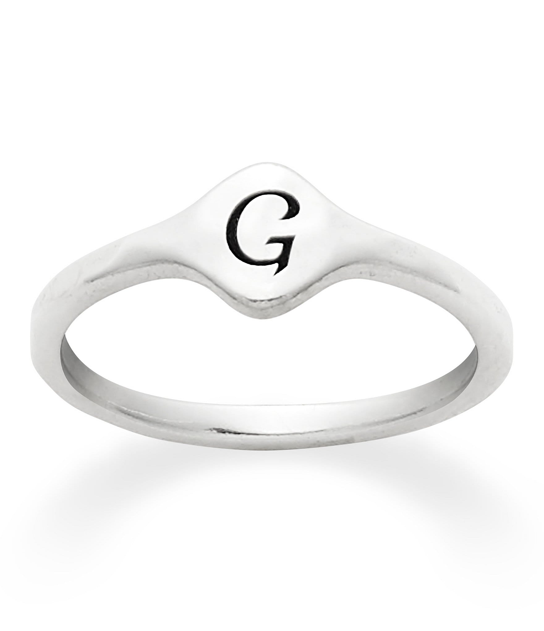 James Avery Petite Signet Initial Ring