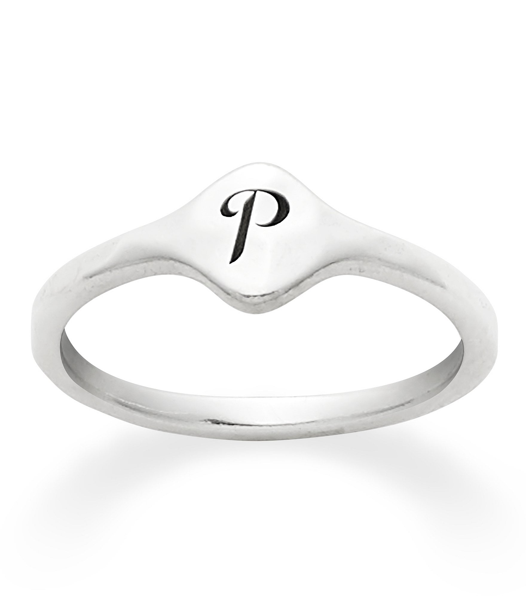 James Avery Petite Signet Initial Ring