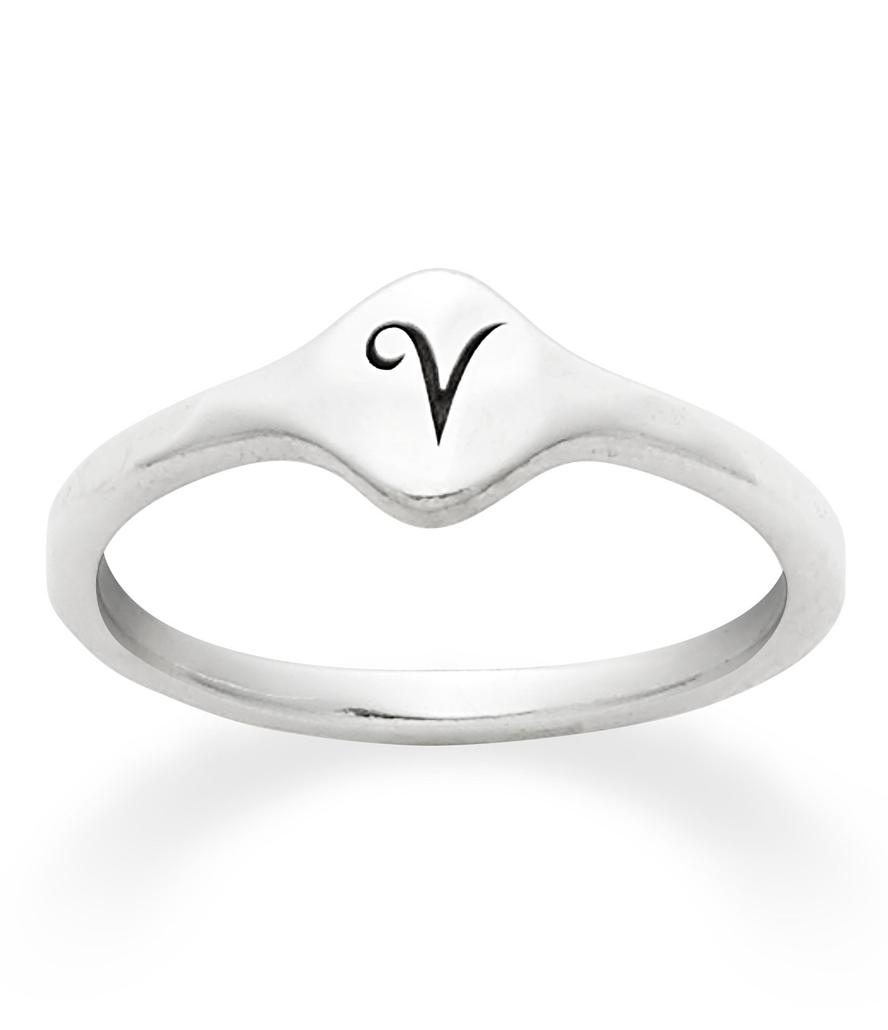 James Avery Petite Signet Initial Ring