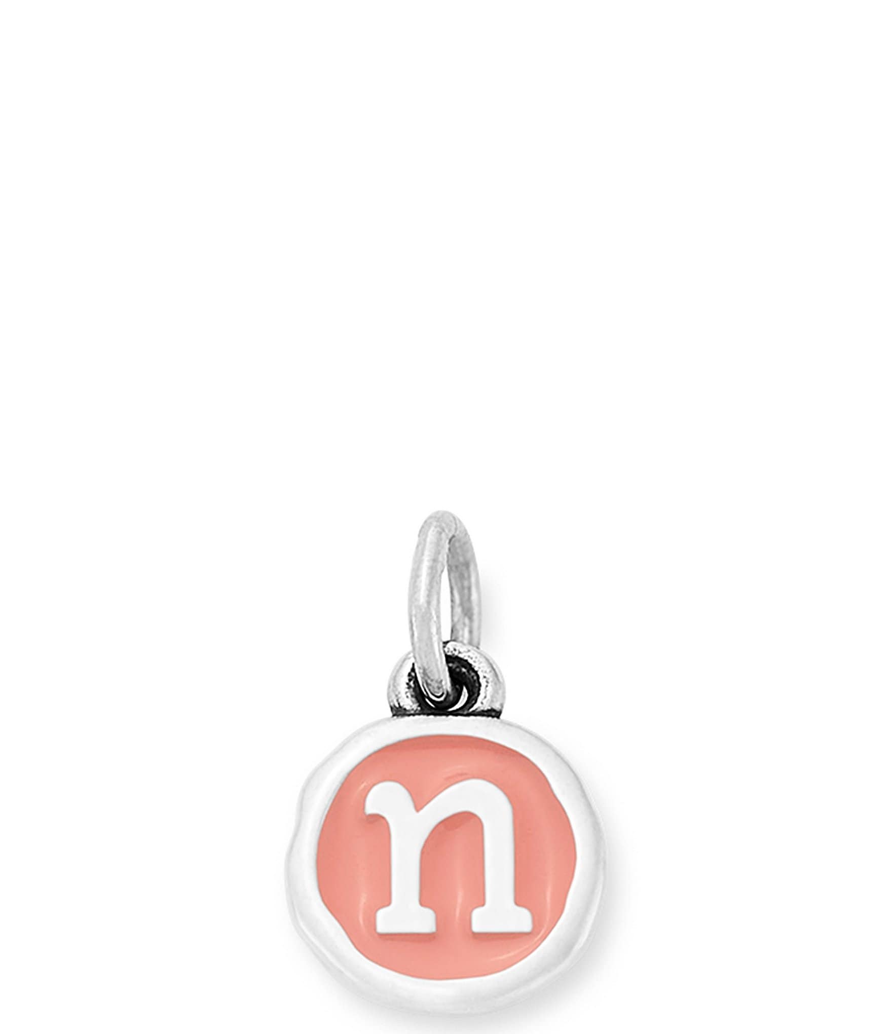 James Avery Pink Enamel Initials Charm