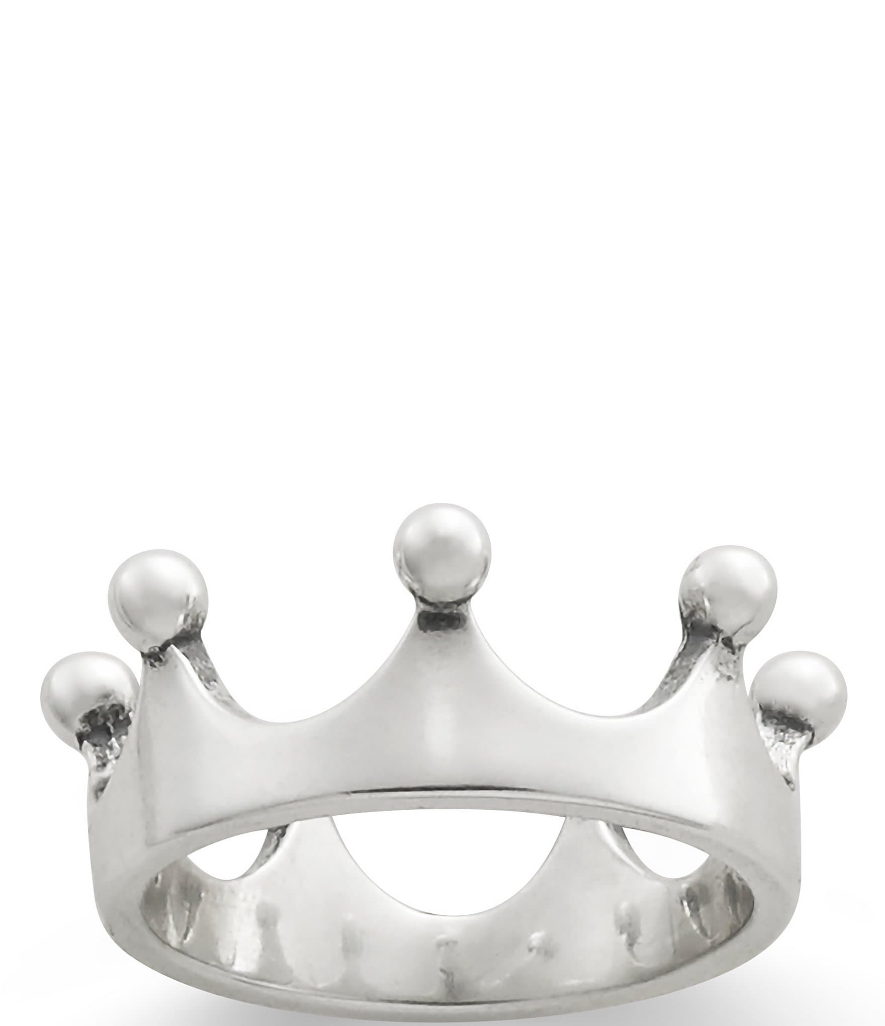 James Avery Sterling Silver Princess Crown Ring - 8
