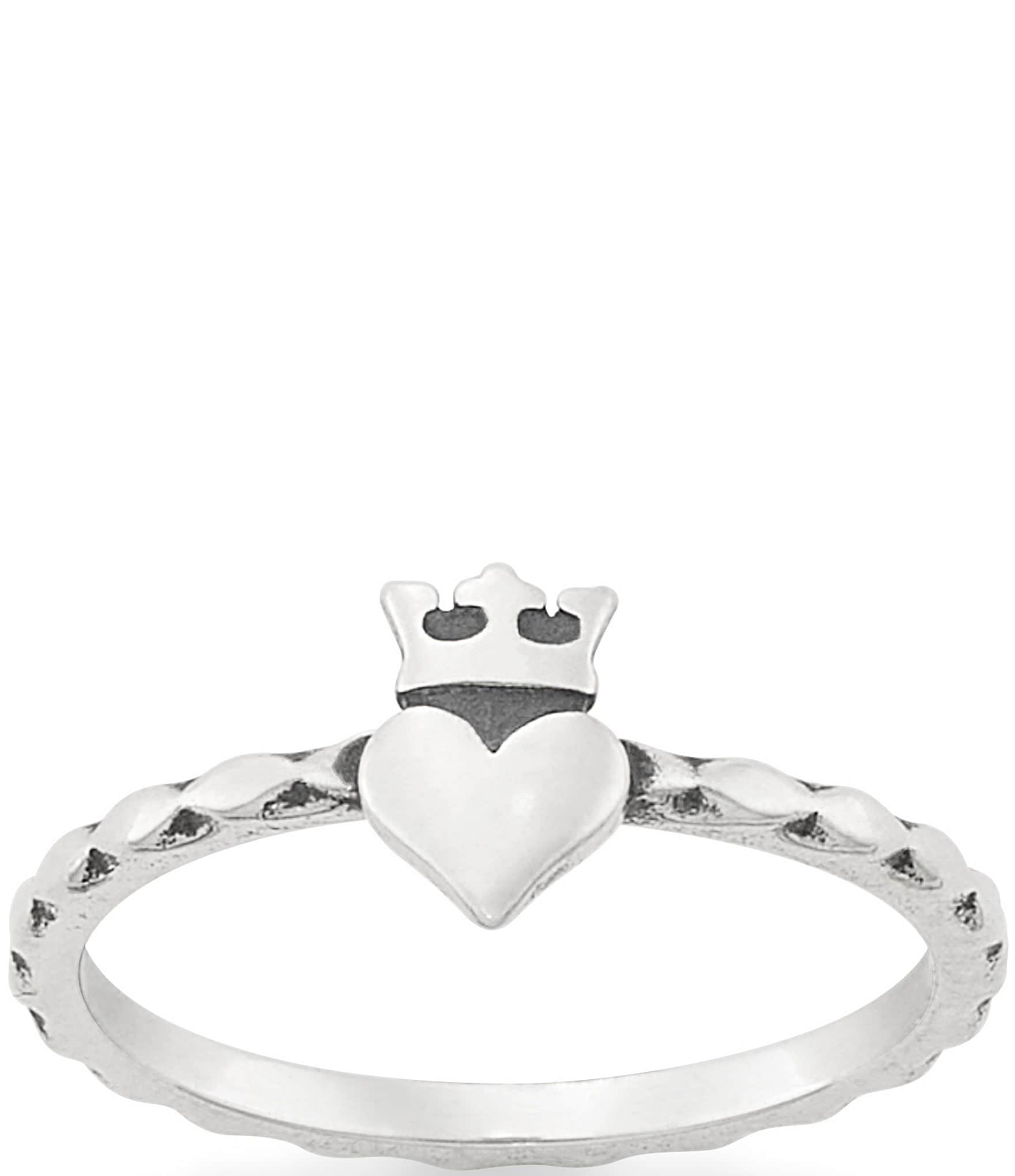 James Avery Artisan Jewelry - The Heart Drops Ring is a sterling silver  dangle ring featuring three tiny heart charms that move when you do. Make  it extra special with engraving on