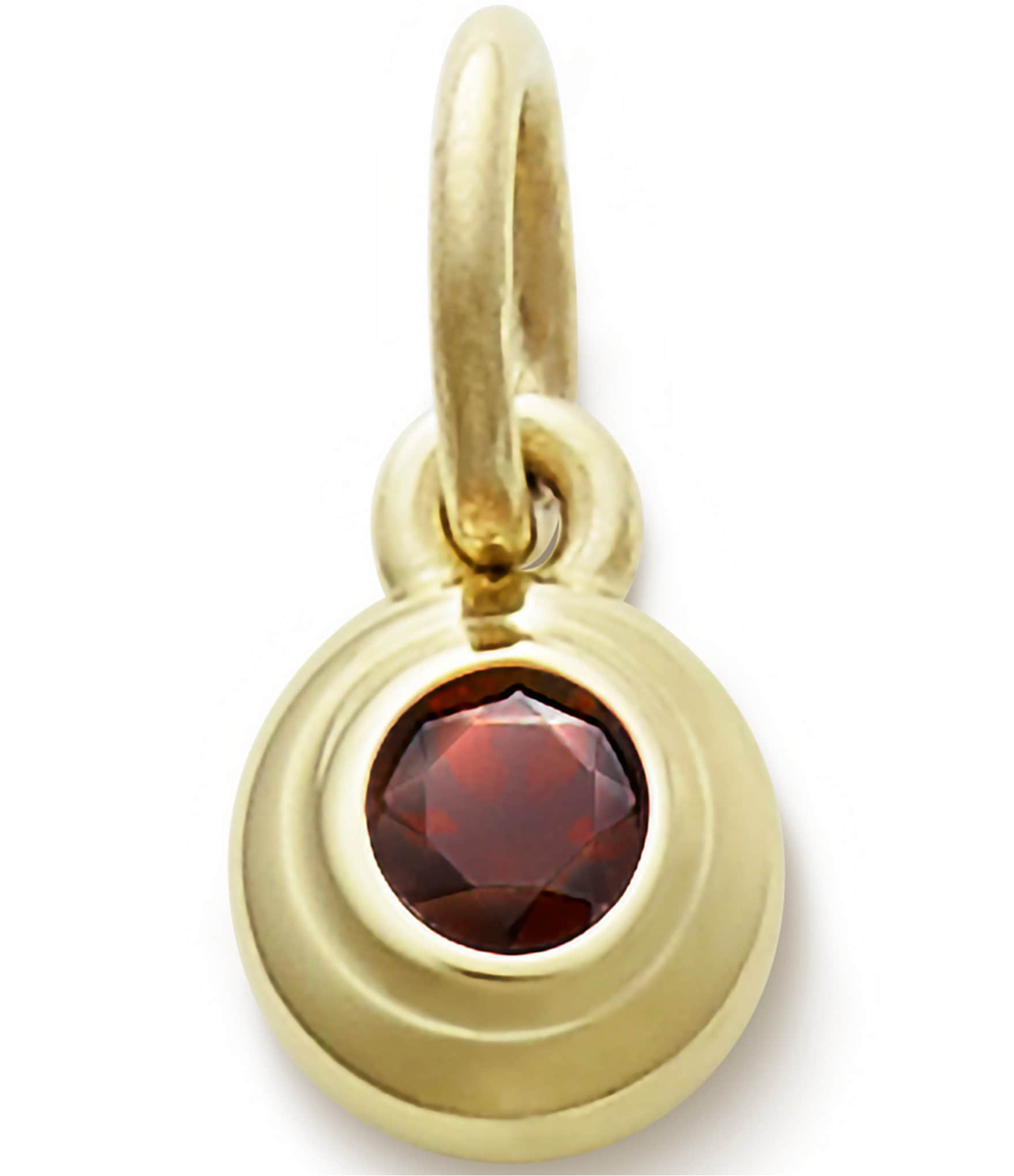 James Avery 14K Remembrance January Birthstone with Garnet Charm