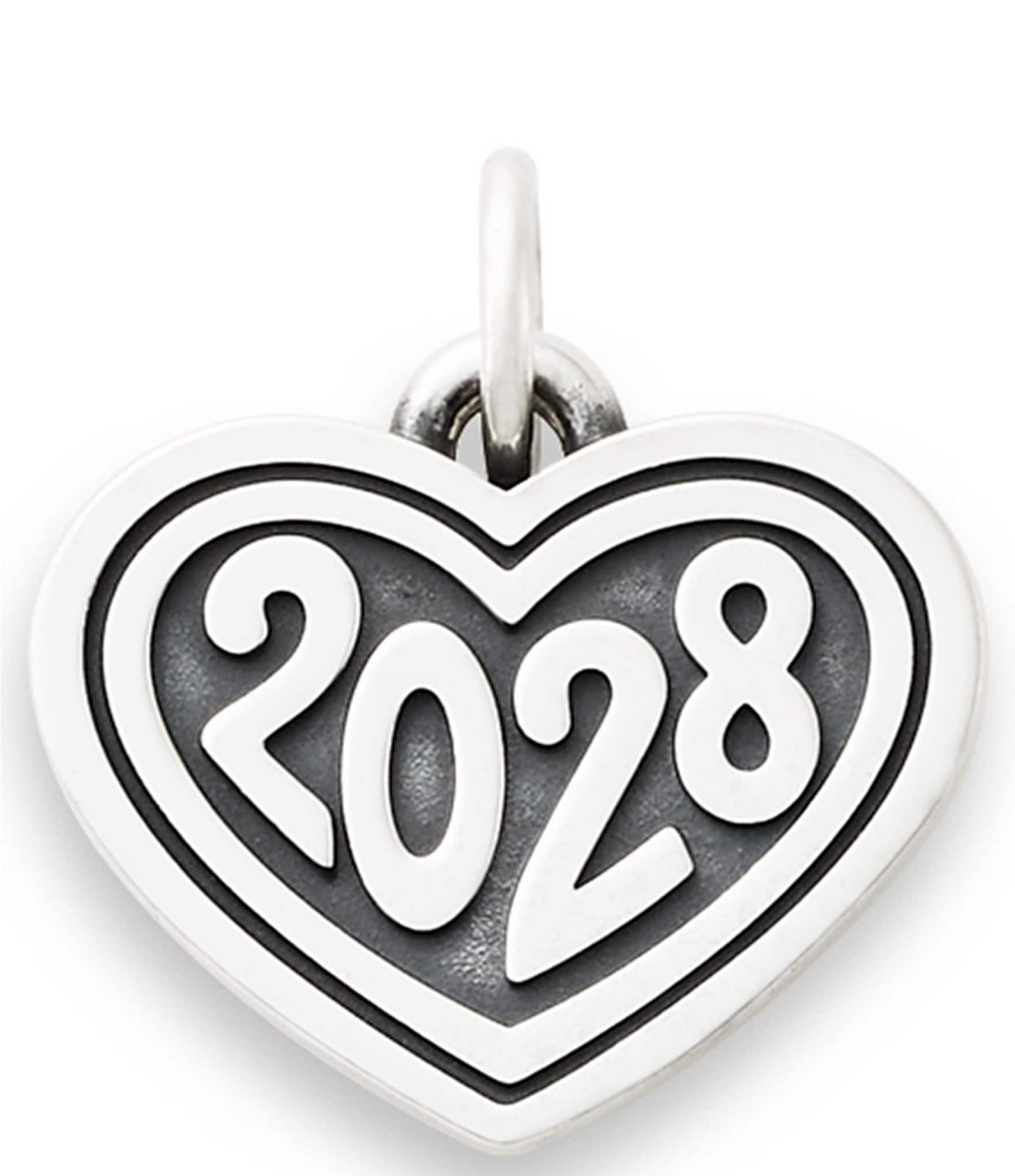 James Avery Sterling Silver 2028 Heart Charm