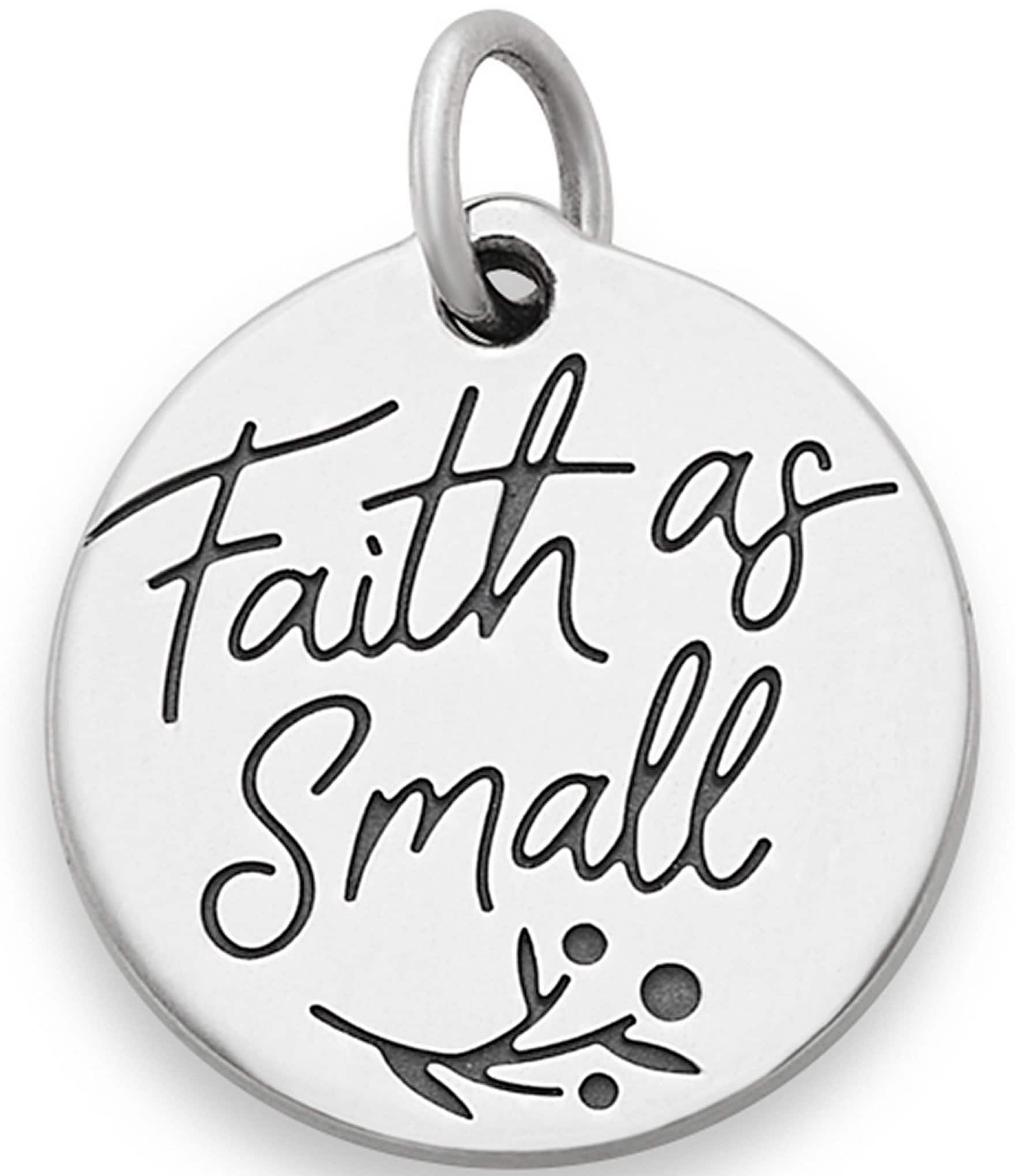 Sterling silver deals mustard seed charm