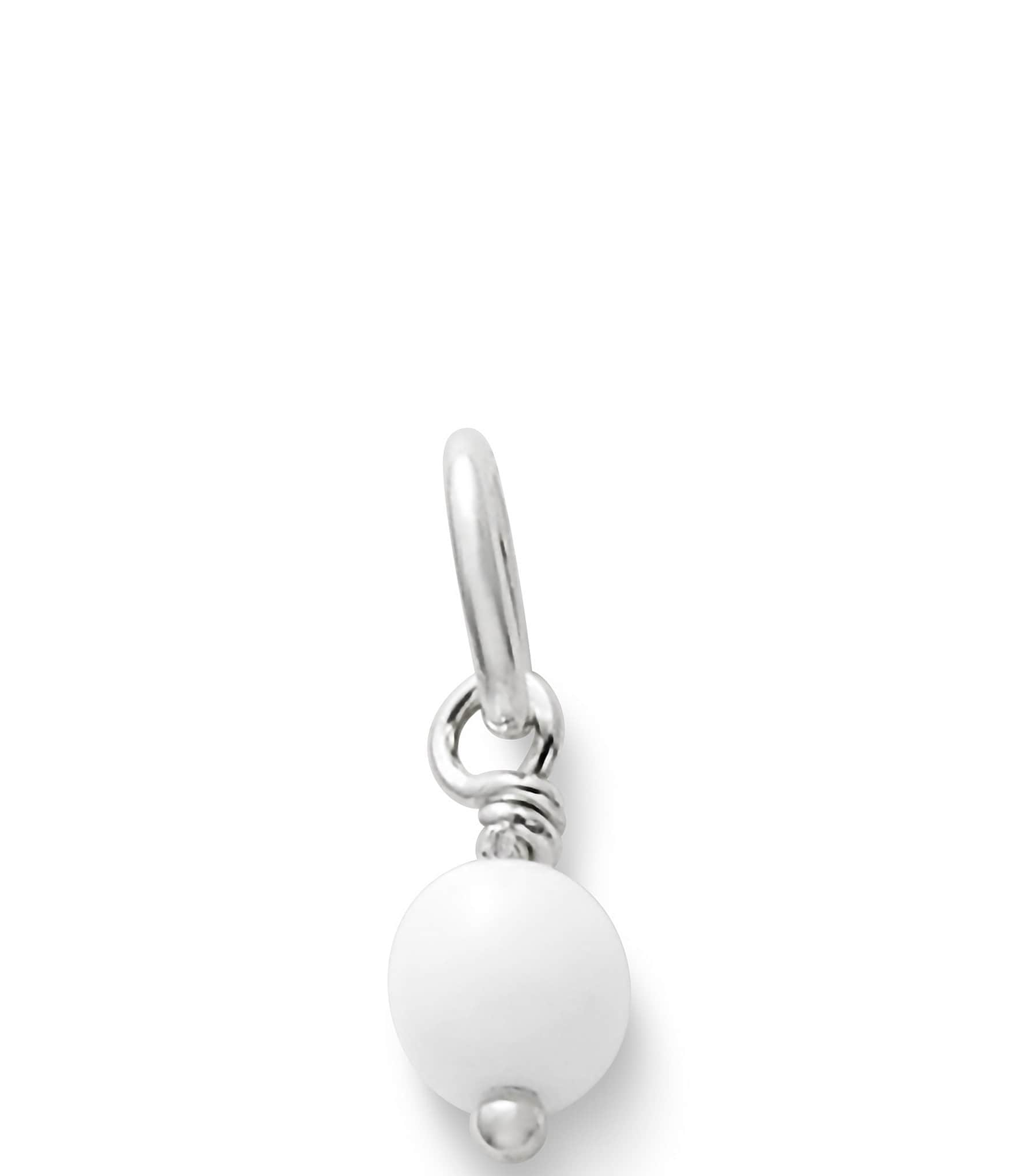 James Avery Sterling Silver Glass Bead Enhancer Charm