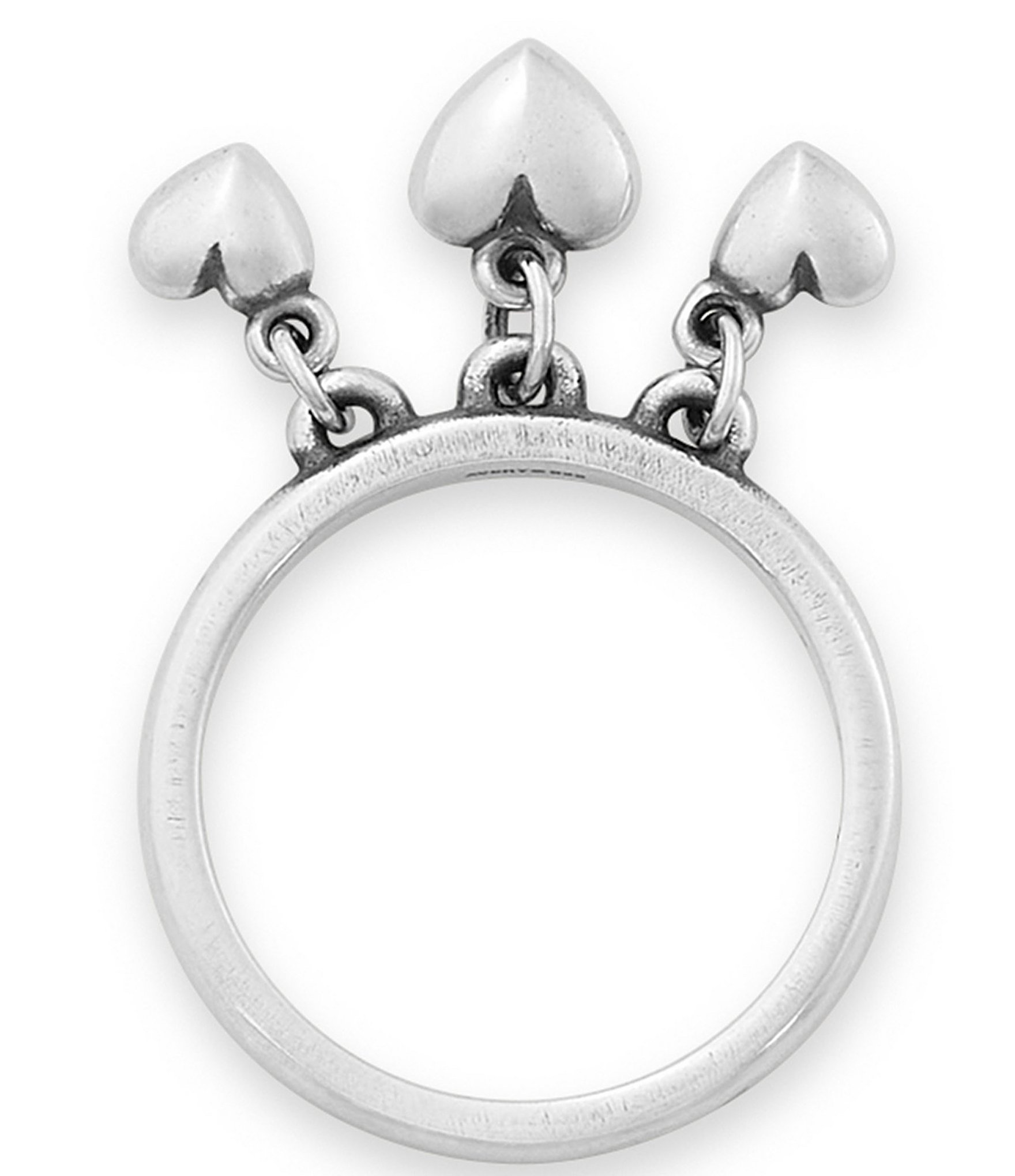 James Avery Sterling Silver Heart Drops Ring