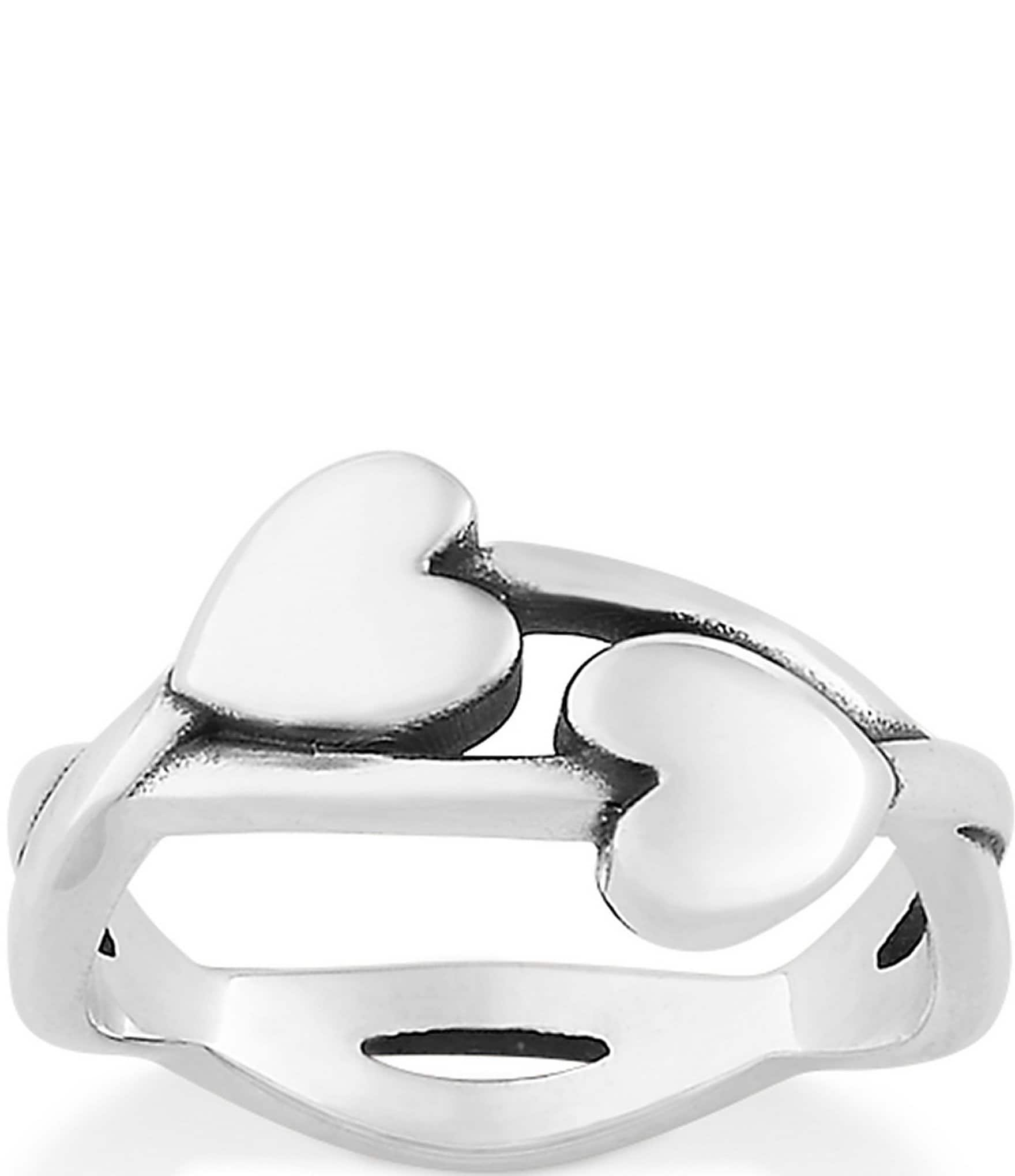 James avery two on sale hearts together ring