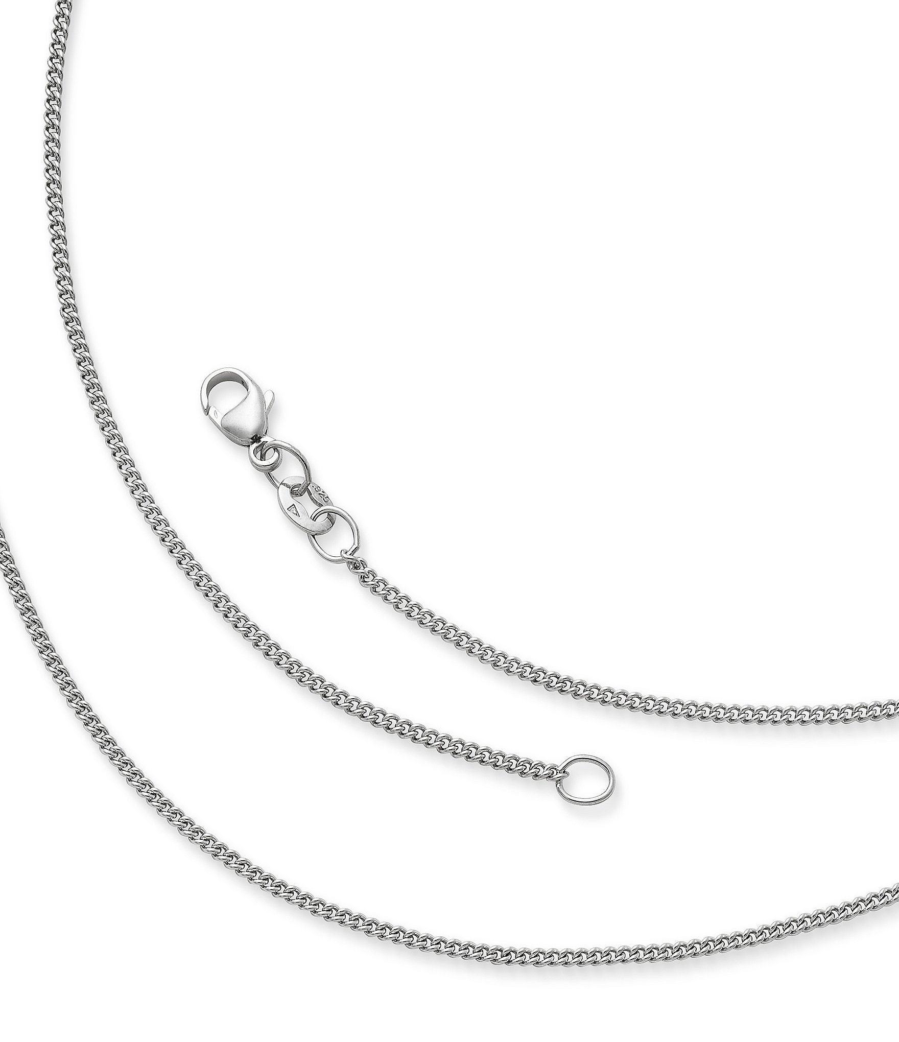 Chunky Silver 7mm Curb Chain Necklace For Women or Men - Boutique Wear RENN