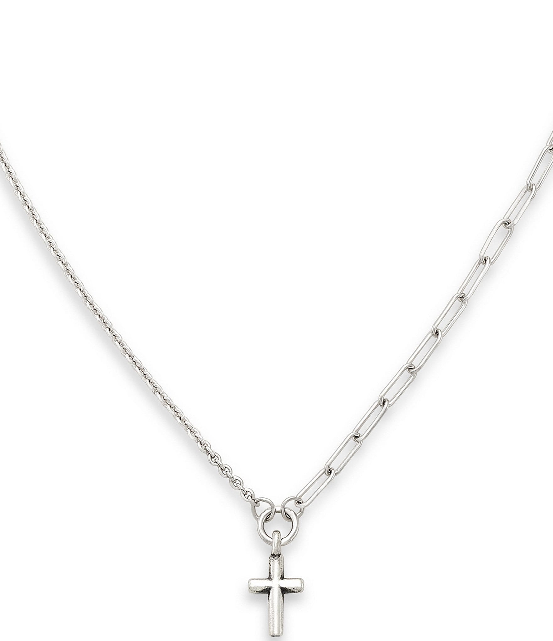 James Avery Horizon Cross Necklace 17 In. | Silver Necklaces & Pendants |  Jewelry & Watches | Shop The Exchange