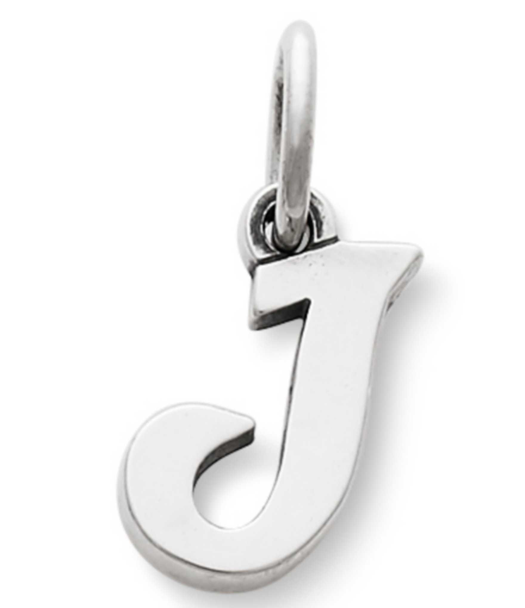 James Avery Sterling Silver Script Initial Bracelet or Necklace Charm