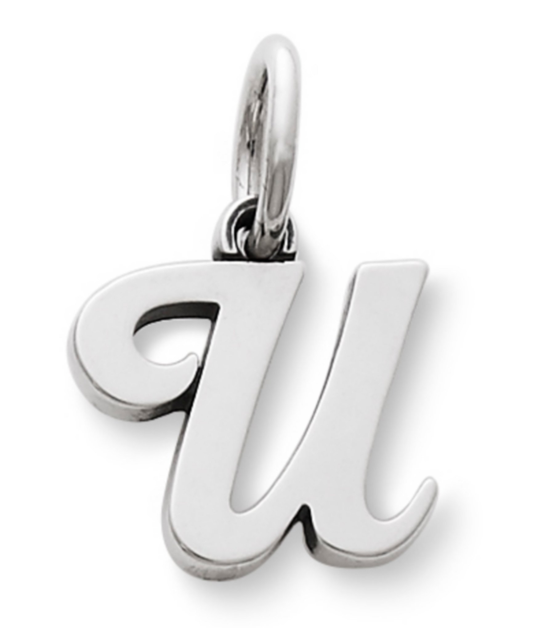 James Avery Sterling Silver Script Initial Bracelet or Necklace Charm