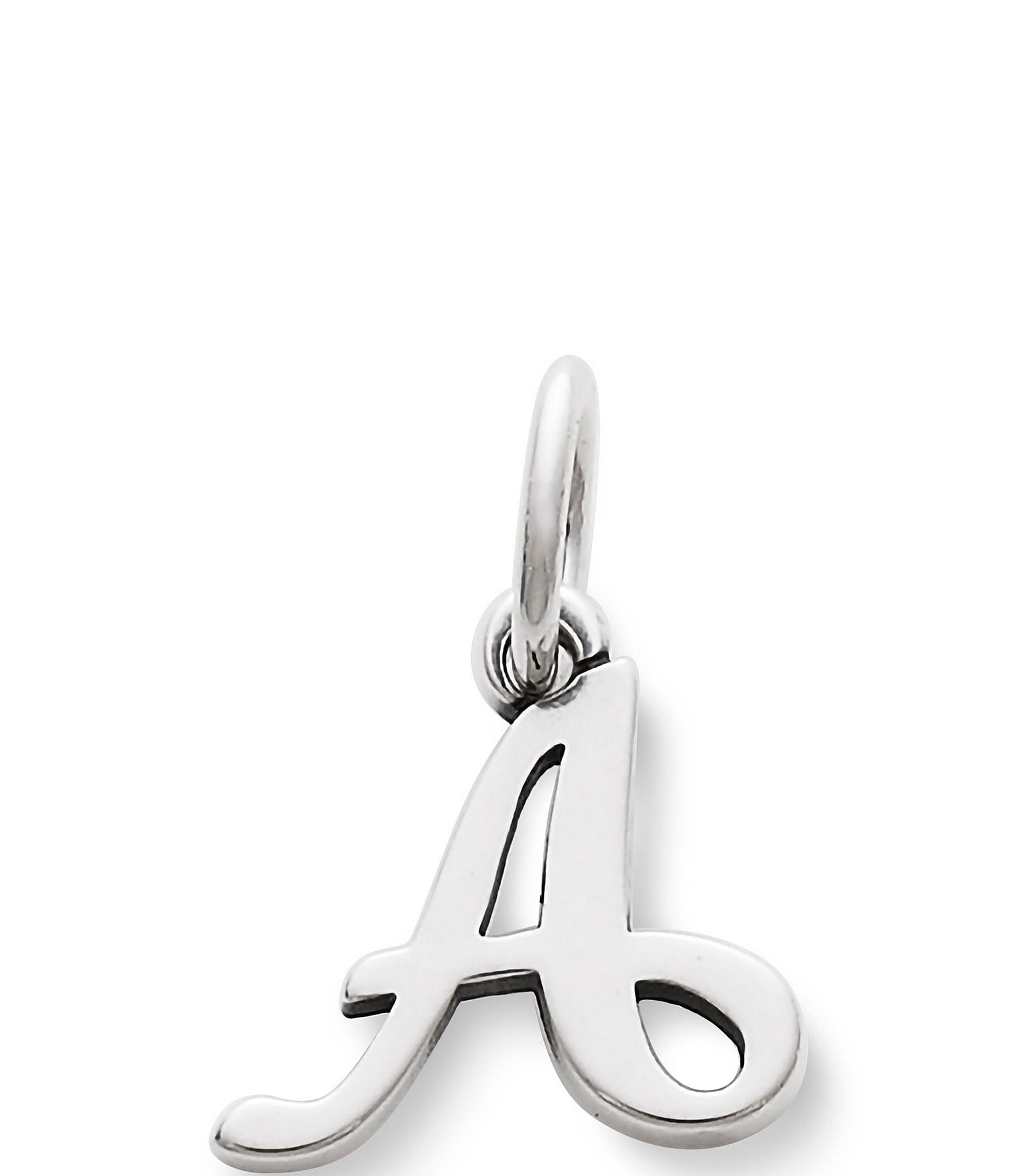 Silver Plated Alphabet Letter Initial Clip on Charms for Bracelets /  Jewellery 
