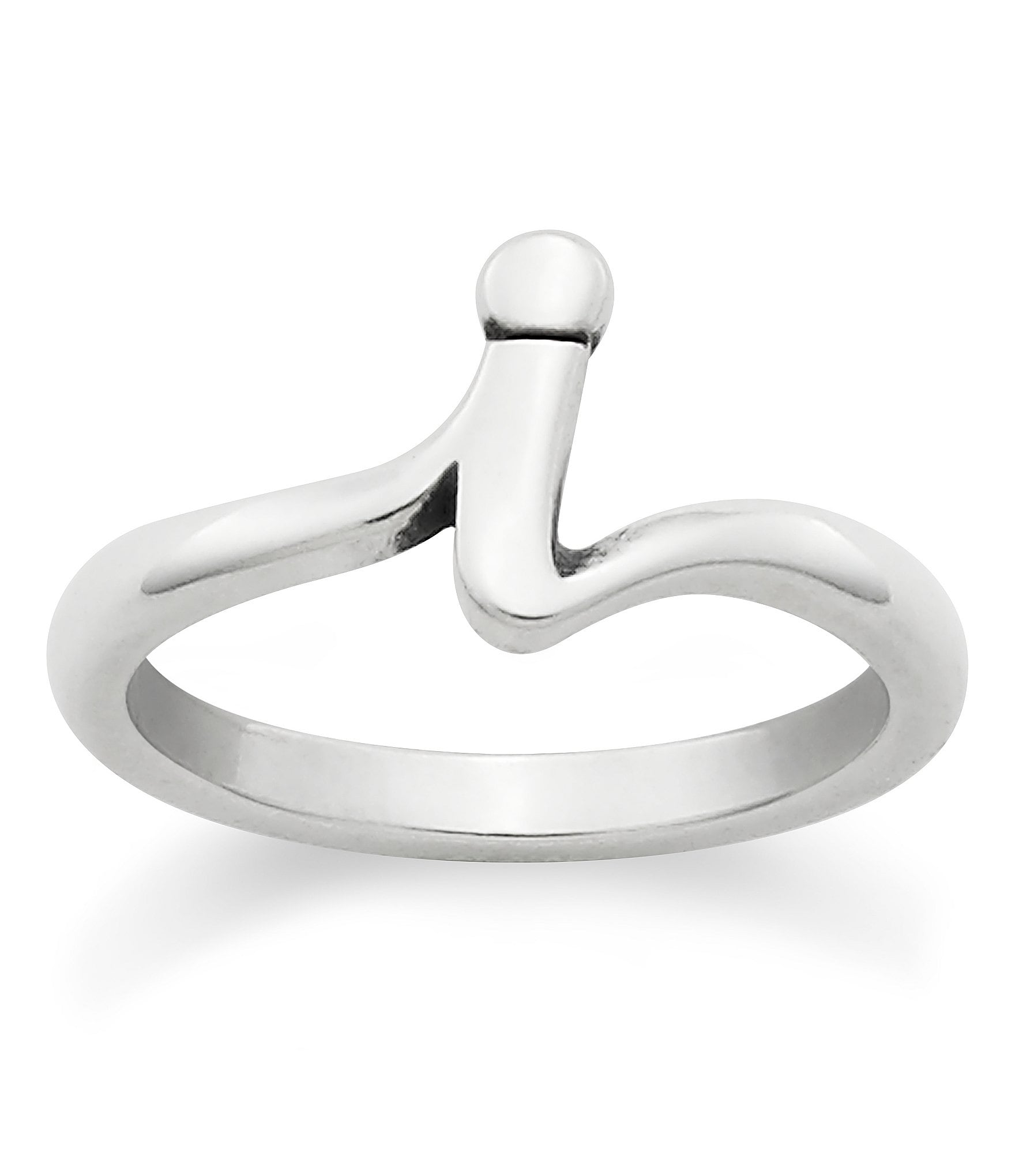 James Avery Sterling Silver Script Initial Ring