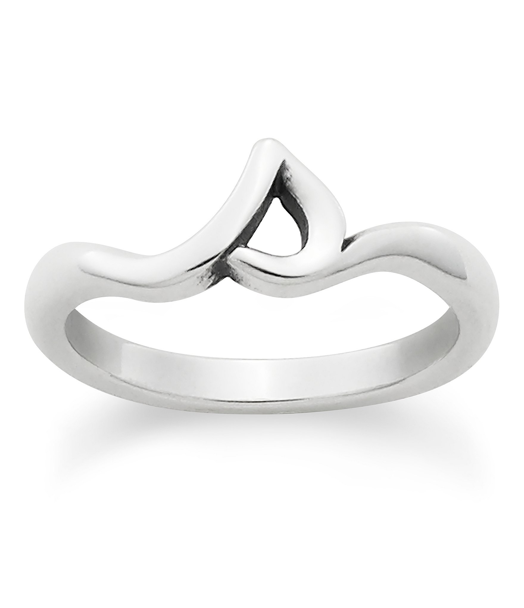 James Avery Sterling Silver Script Initial Ring