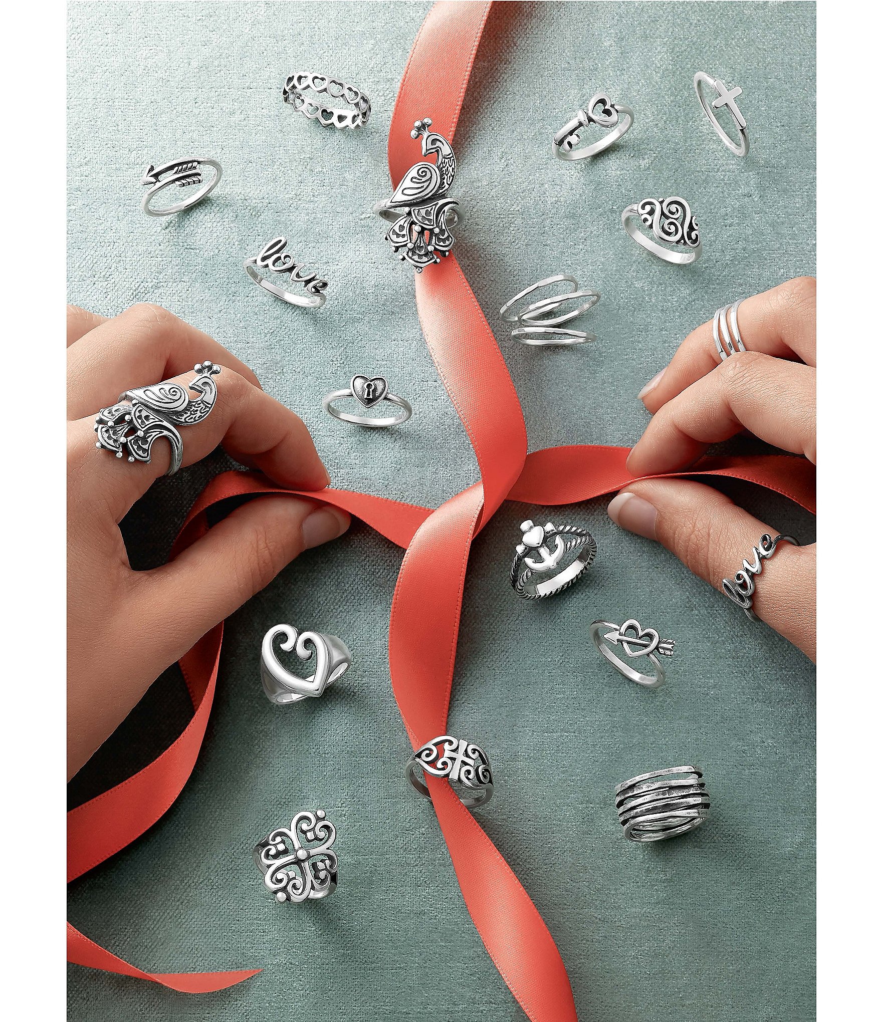 James Avery Sterling Silver Scroll Cross Ring