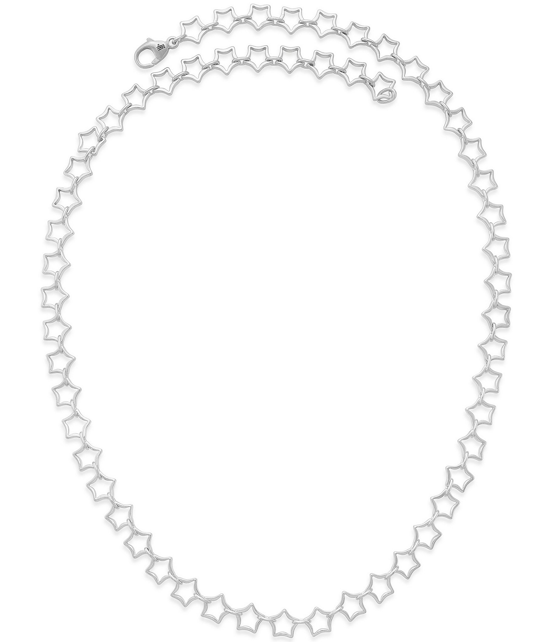 James Avery Sterling Silver Star Chain Necklace