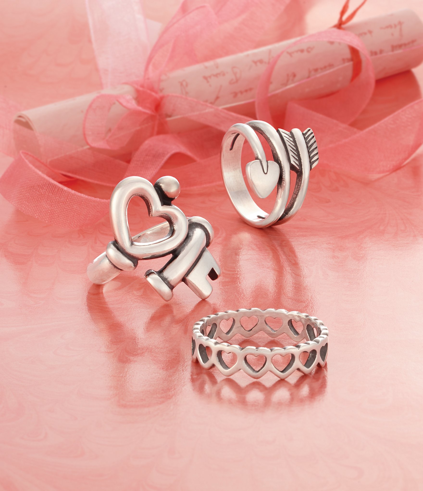 James Avery Tiny Hearts Band Ring