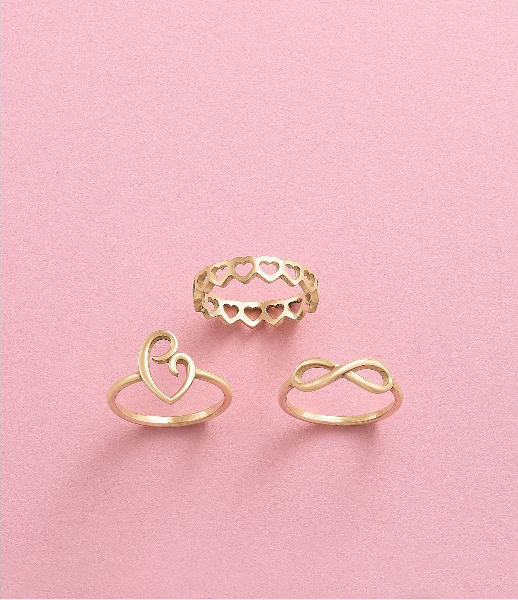 James Avery 14K Tiny Hearts Band