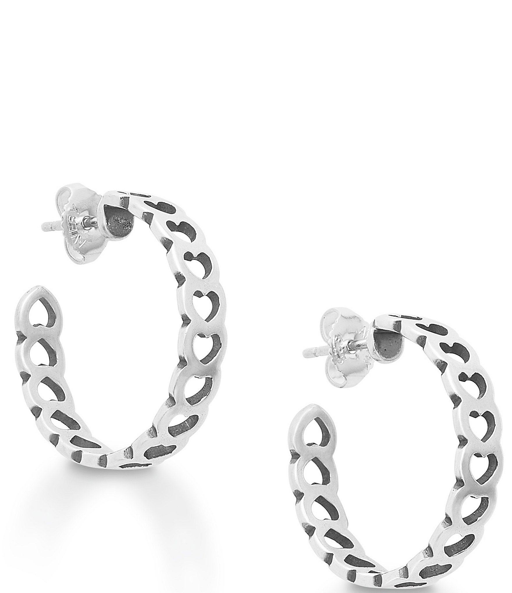 James Avery Tiny Hearts Hoop Earrings