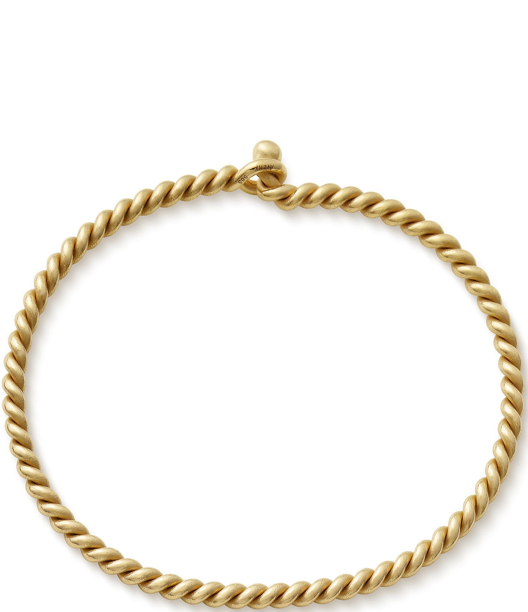 James Avery Twisted Wire Hook-On Bracelet - Gold