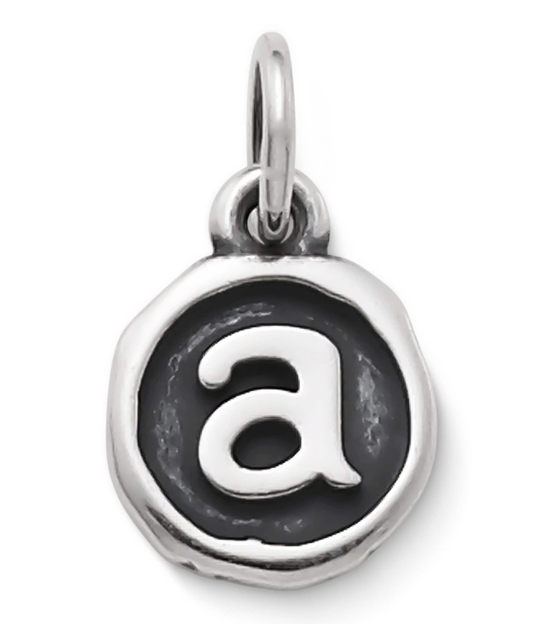 anklet with initial james avery