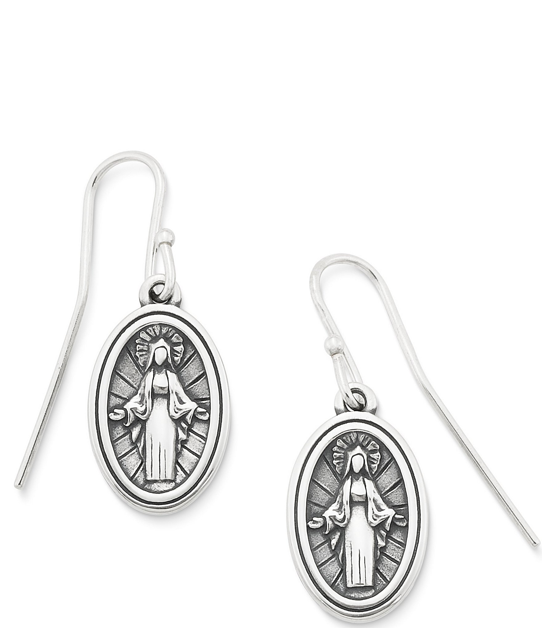 James Avery Virgin Mary Drop Earrings