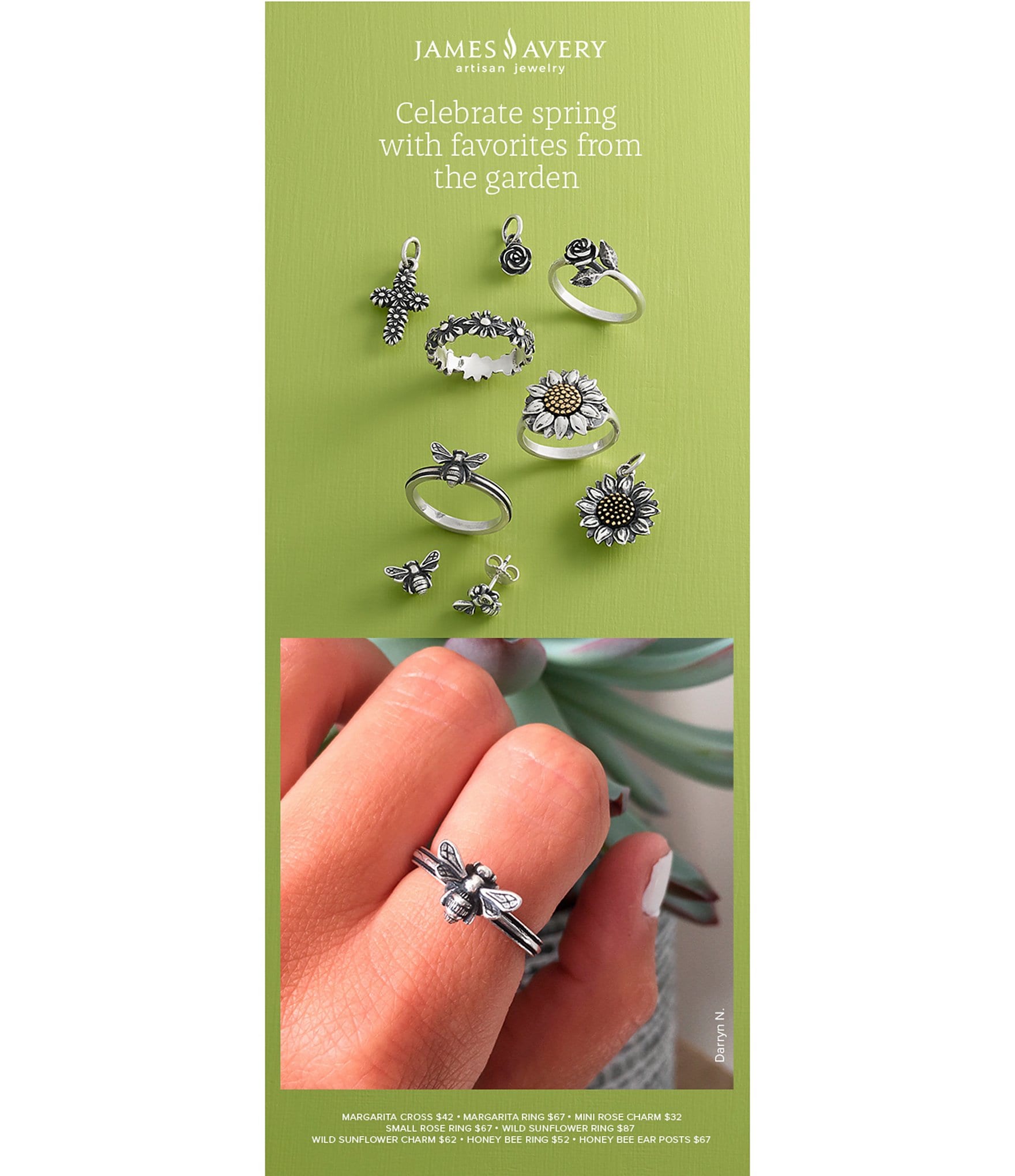 James Avery Wild Sunflower Ring