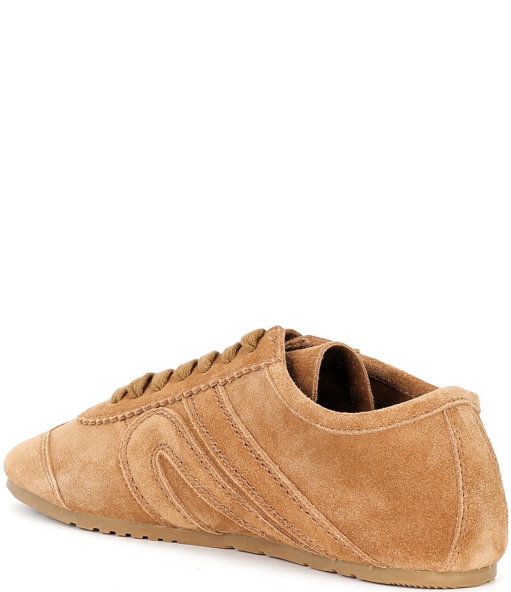 Jeffrey Campbell Aleta Suede Lace Up Sneakers